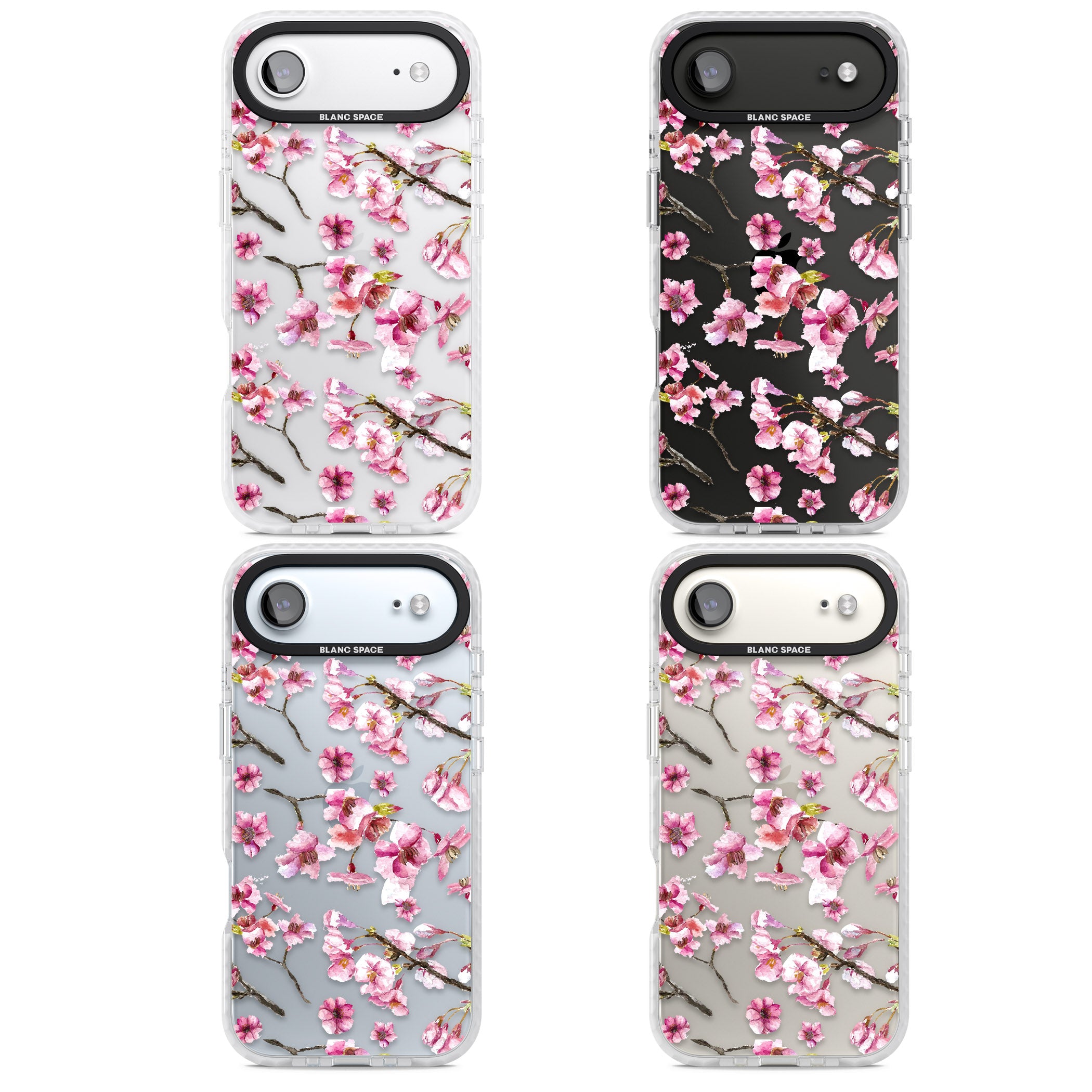 Sakura Bloom iPhone 17 Air Impact Clear Phone Case APT Impact Protection