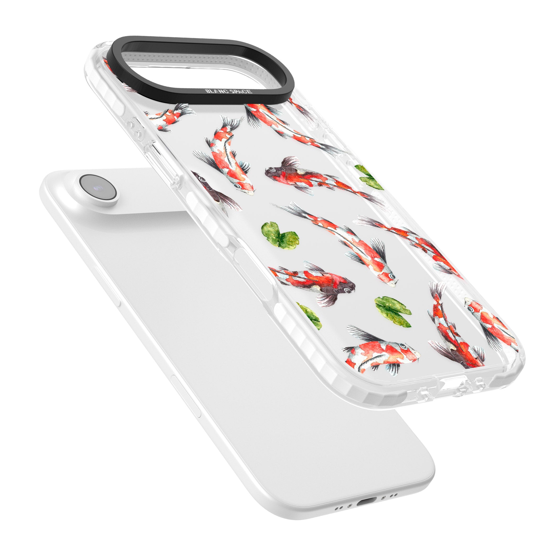 Koi Fish Watercolour iPhone 17 Air Impact Clear Phone Case Colours