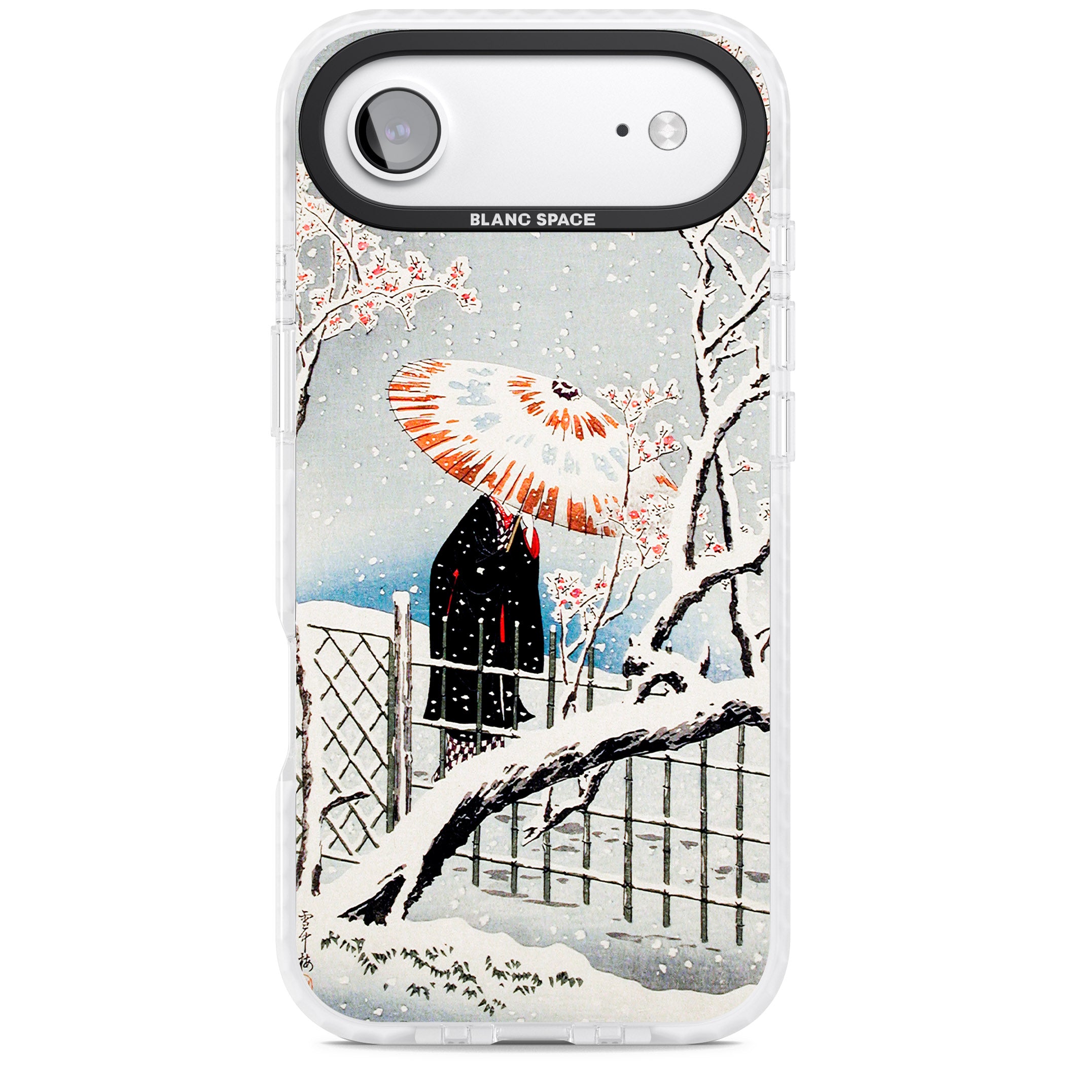 Plum Tree In Snow By Hiroaki Takahashi iPhone 17 Air Impact Clear Phone Case