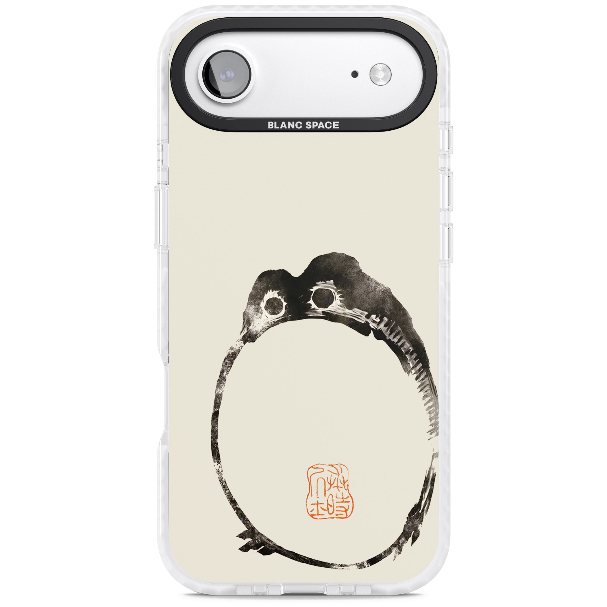 Matsumoto Hoji Round Frog iPhone 17 Air Impact Clear Phone Case
