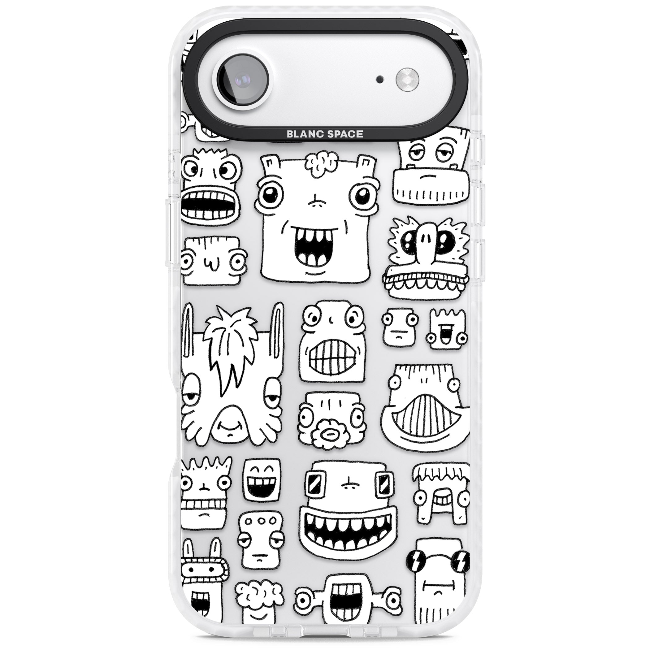 Burst Heads iPhone 17 Air Impact Clear Phone Case