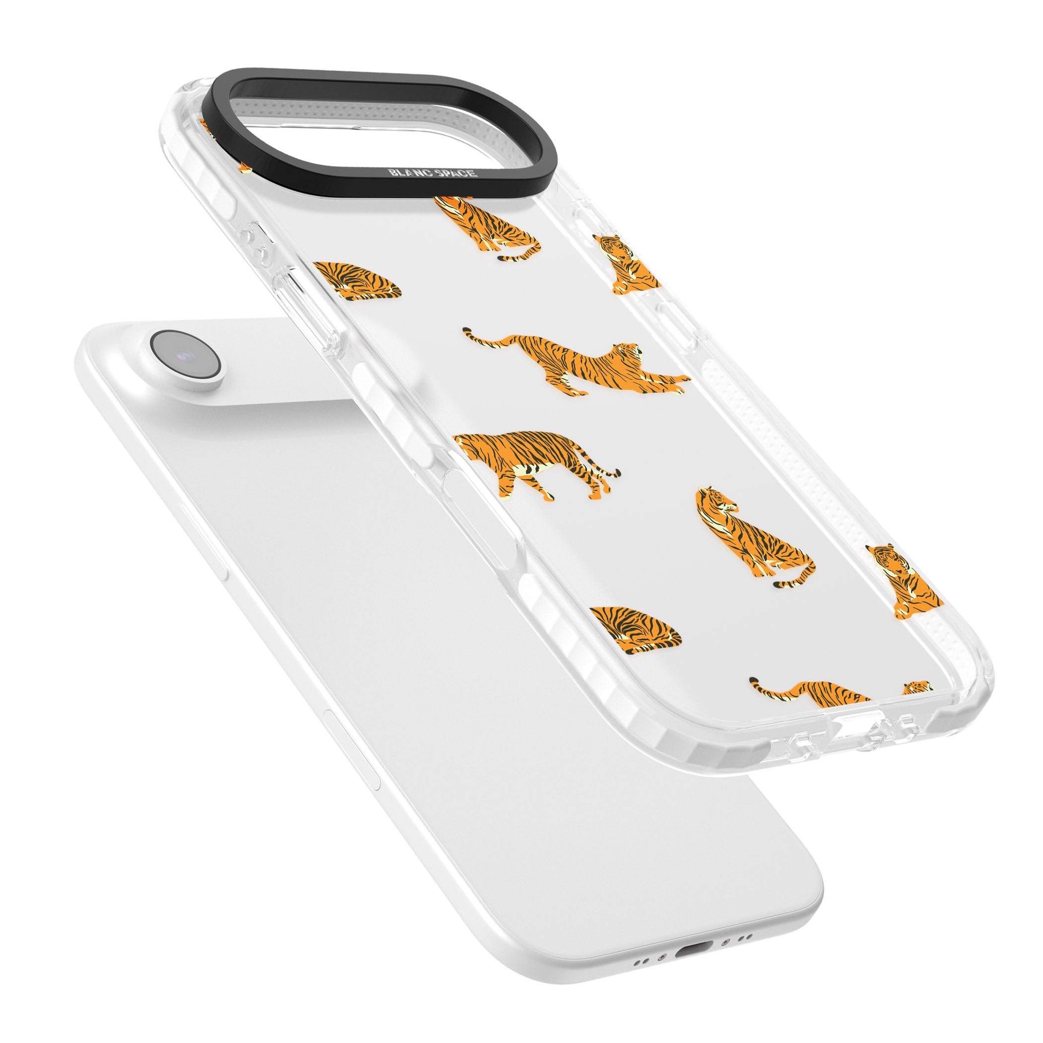 Clear Tiger Jungle iPhone 17 Air Impact Clear Phone Case Colours