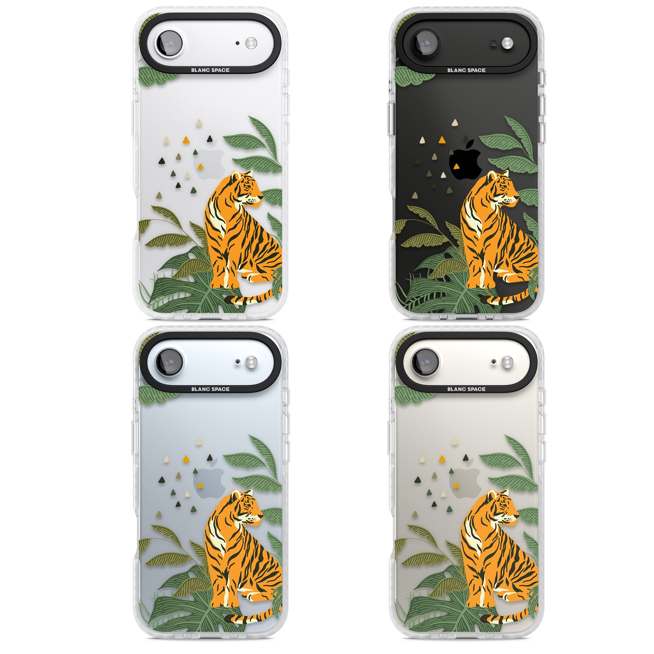 Tiger Jungle iPhone 17 Air Impact Clear Phone Case APT Impact Protection