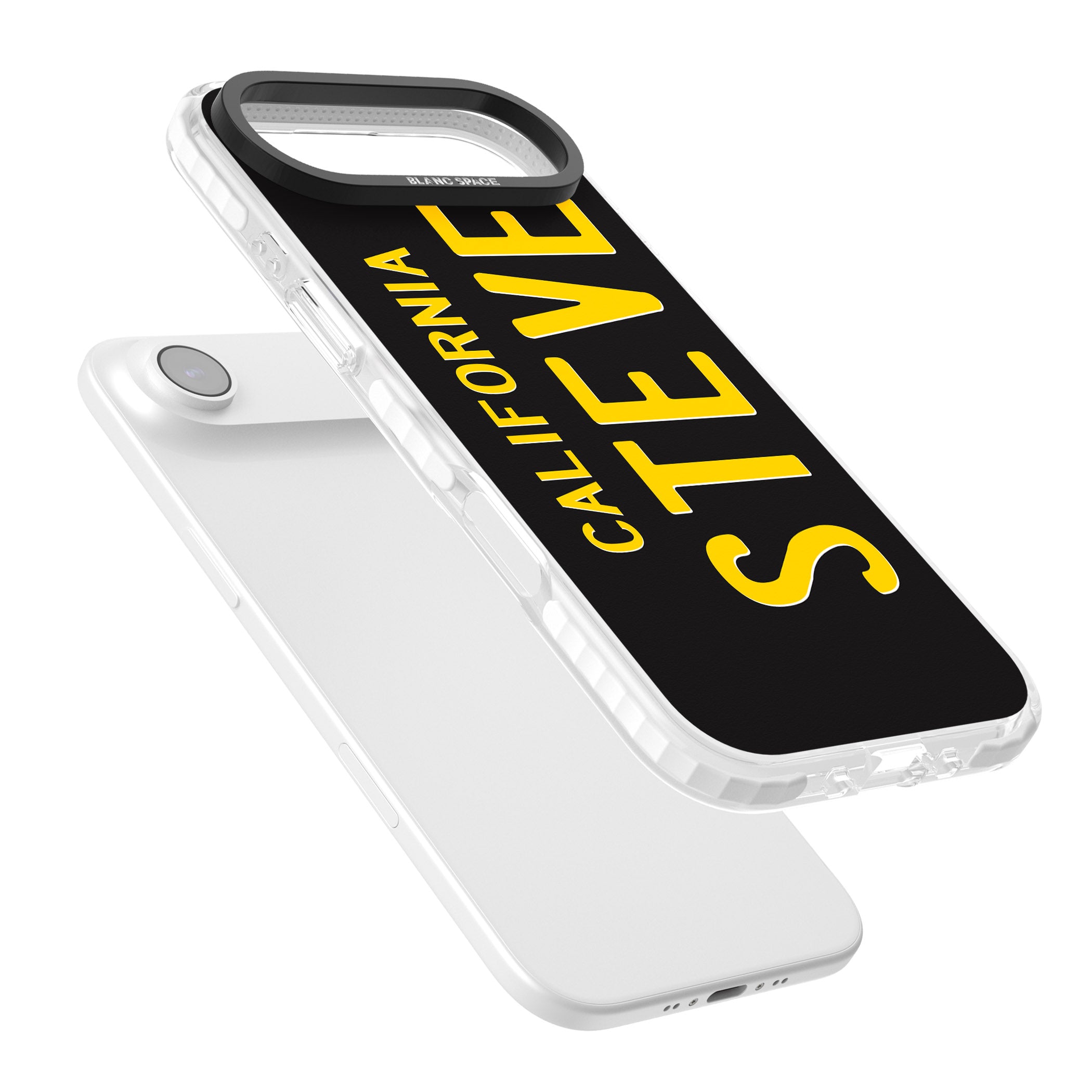 Personalised Vintage California License Plate iPhone 17 Air Impact Clear Phone Case Colours