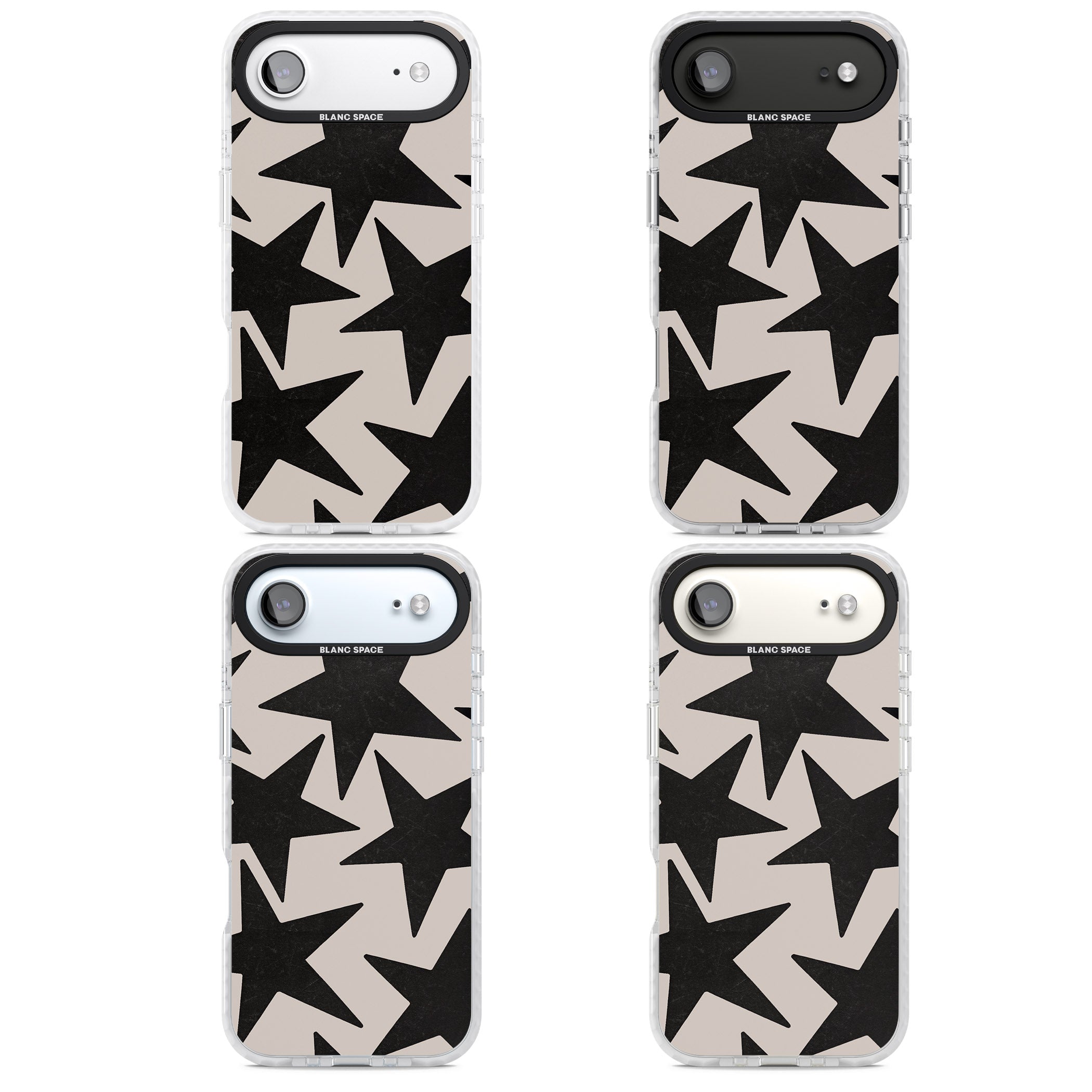 Black Superstars iPhone 17 Air Impact Pro Clear Phone Case APT Impact Protection