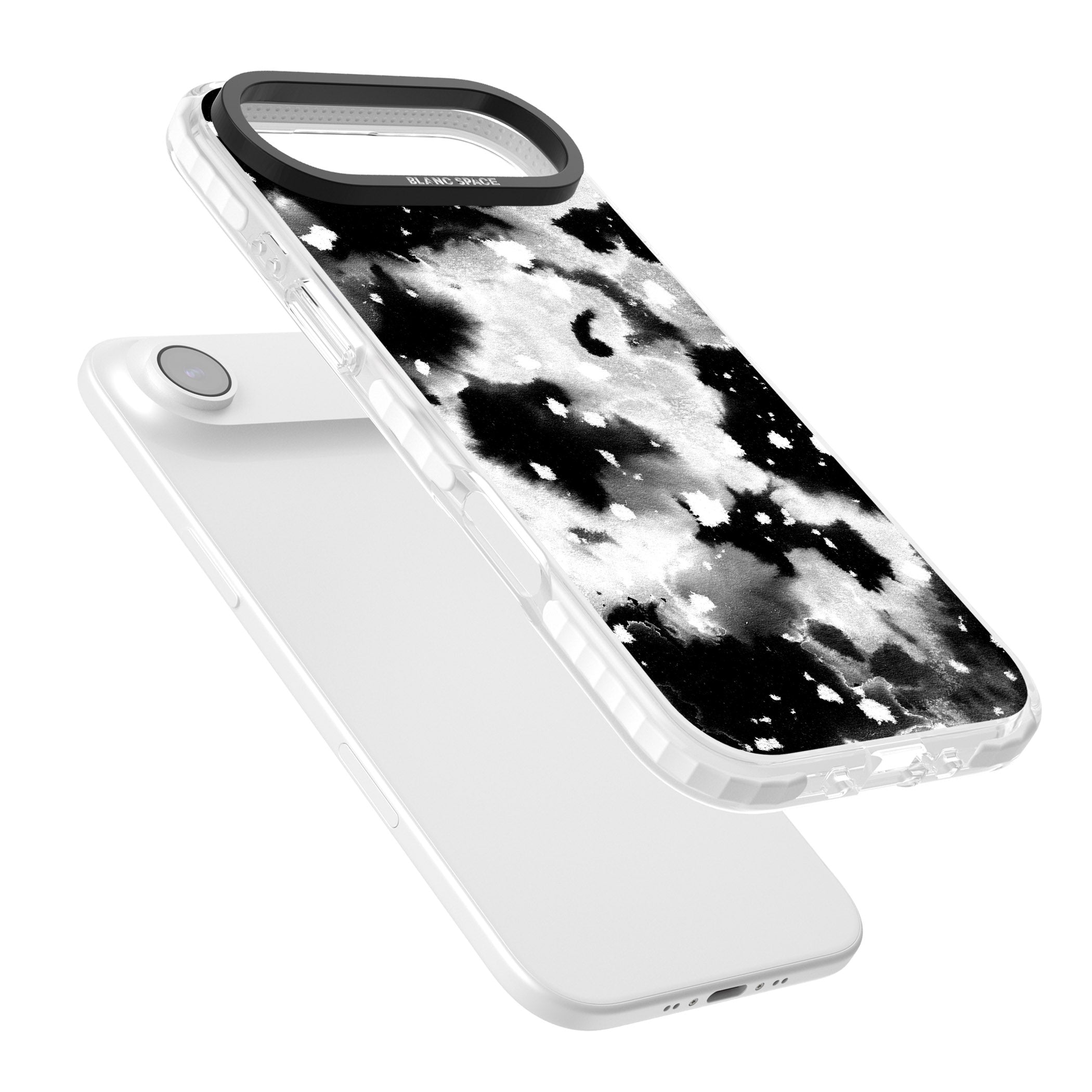 Acid Wash Ink Cloud iPhone 17 Air Impact Pro Clear Phone Case Colours