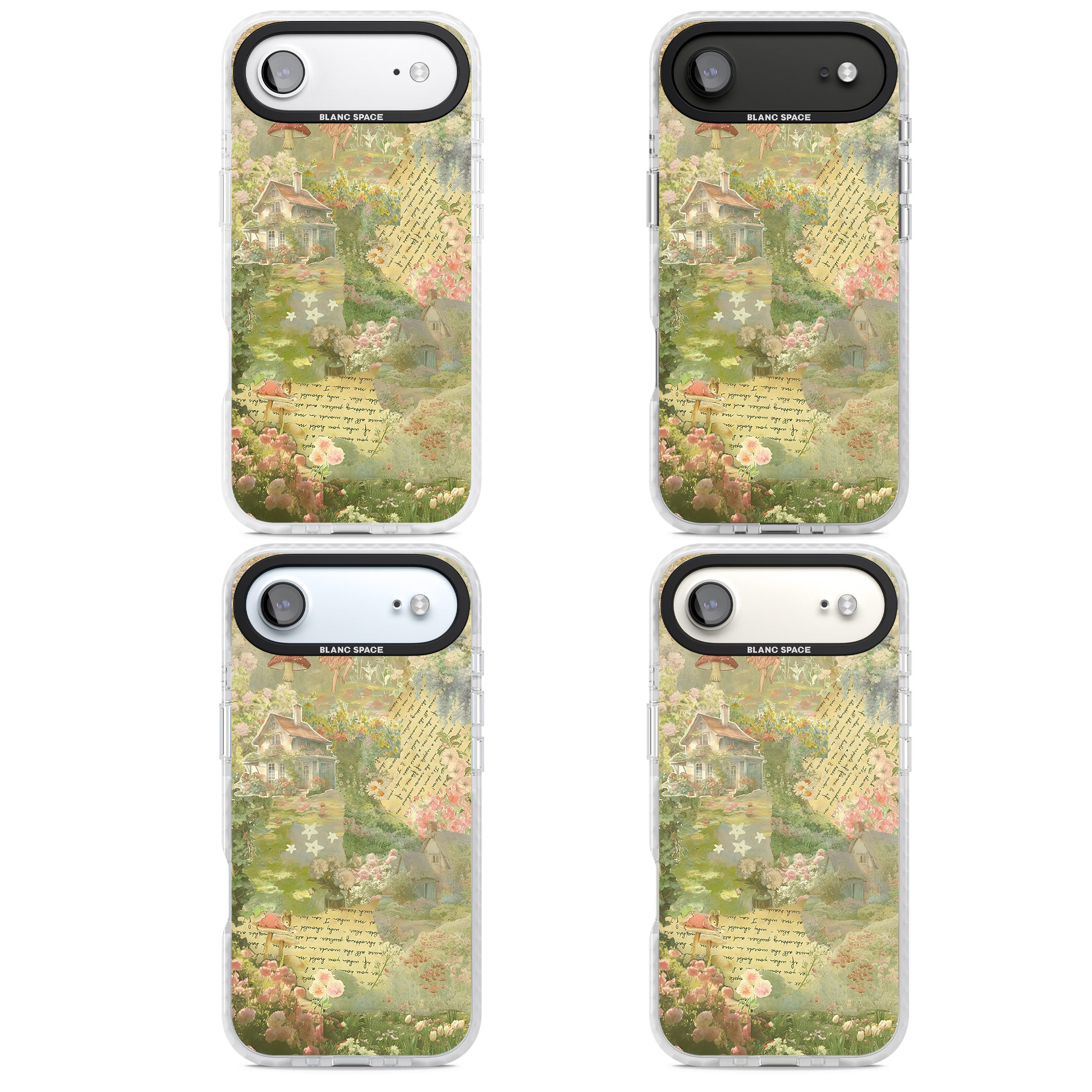 Soft Spring Collage iPhone 17 Air Impact Pro Clear Phone Case APT Impact Protection