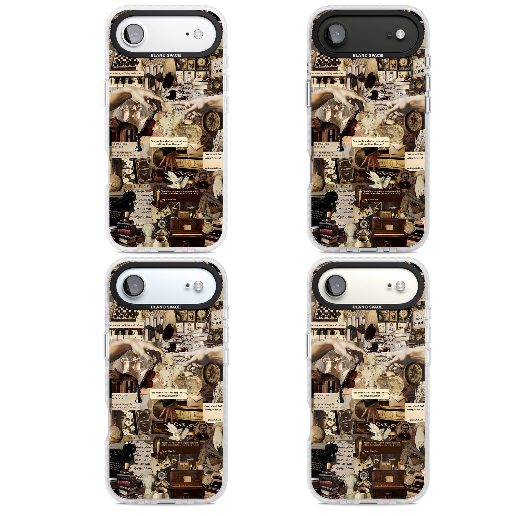 Antique Collage iPhone 17 Air Impact Pro Clear Phone Case APT Impact Protection