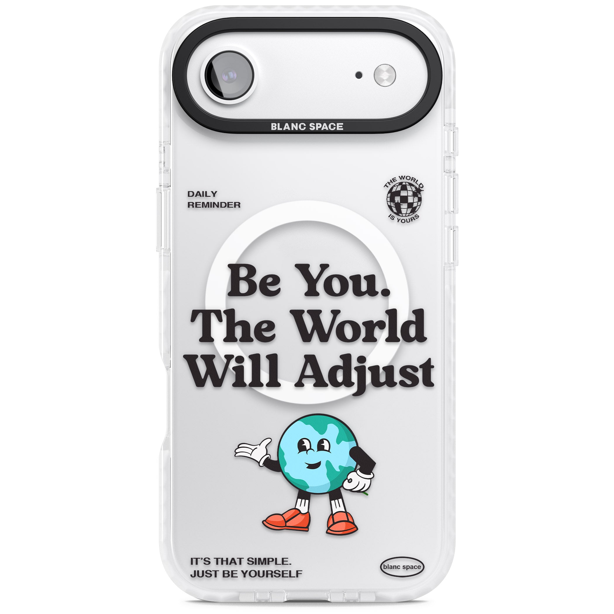 Be You The World Will Adjust iPhone 17 Air Impact Pro Clear Phone Case