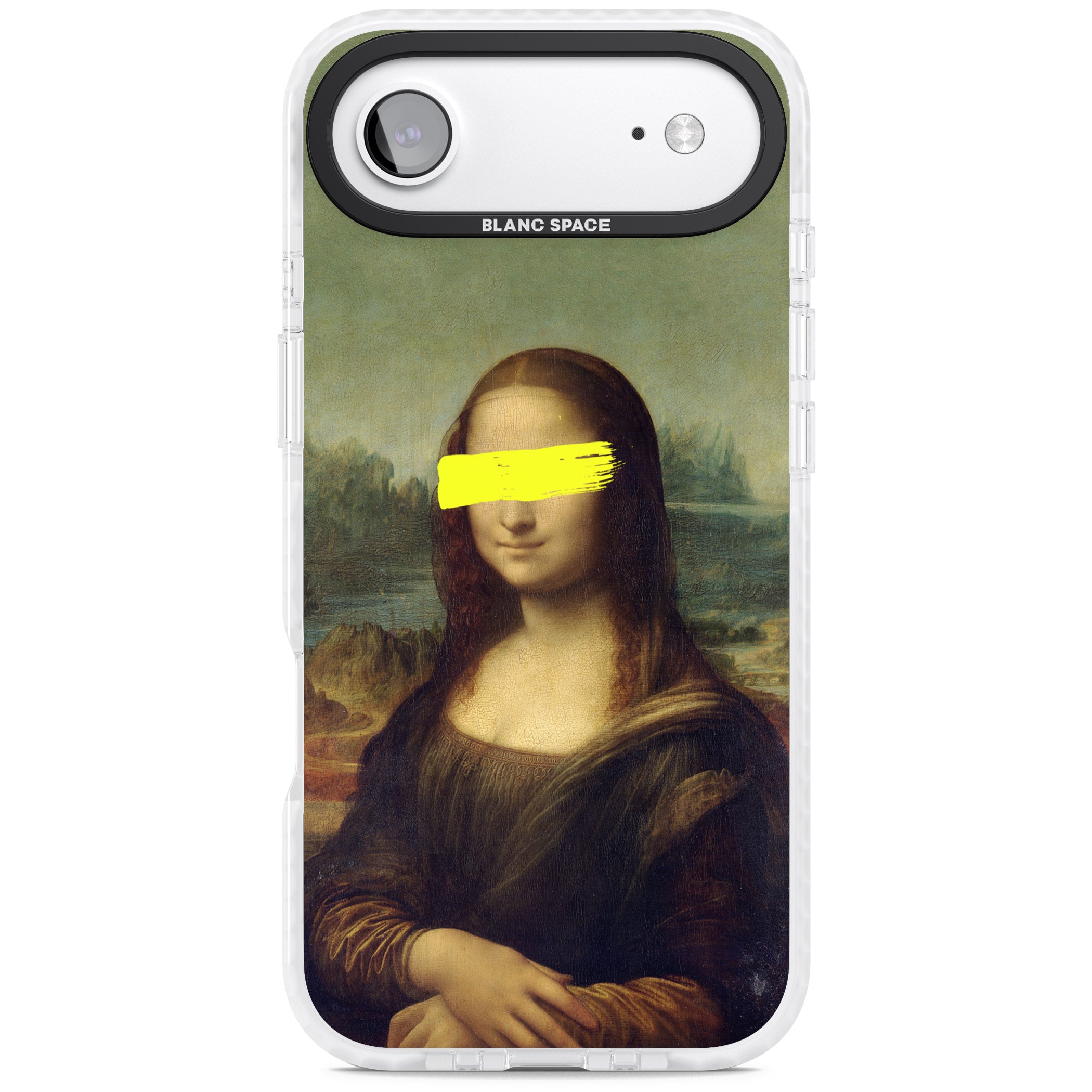 Vandaled Mona Lisa iPhone 17 Air Impact Pro Clear Phone Case