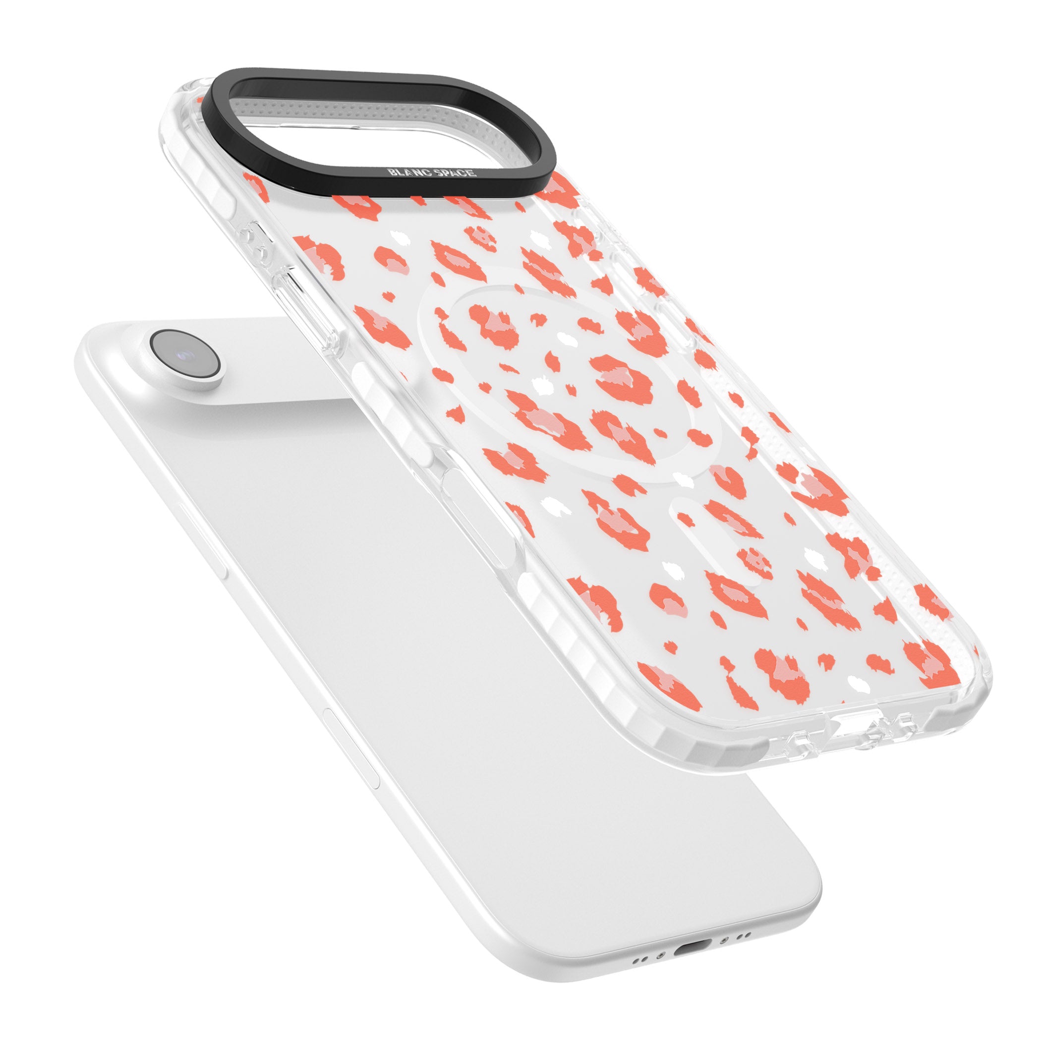 Two Colour Jaguar Transparent Animal Print iPhone 17 Air Impact Pro Clear Phone Case Colours