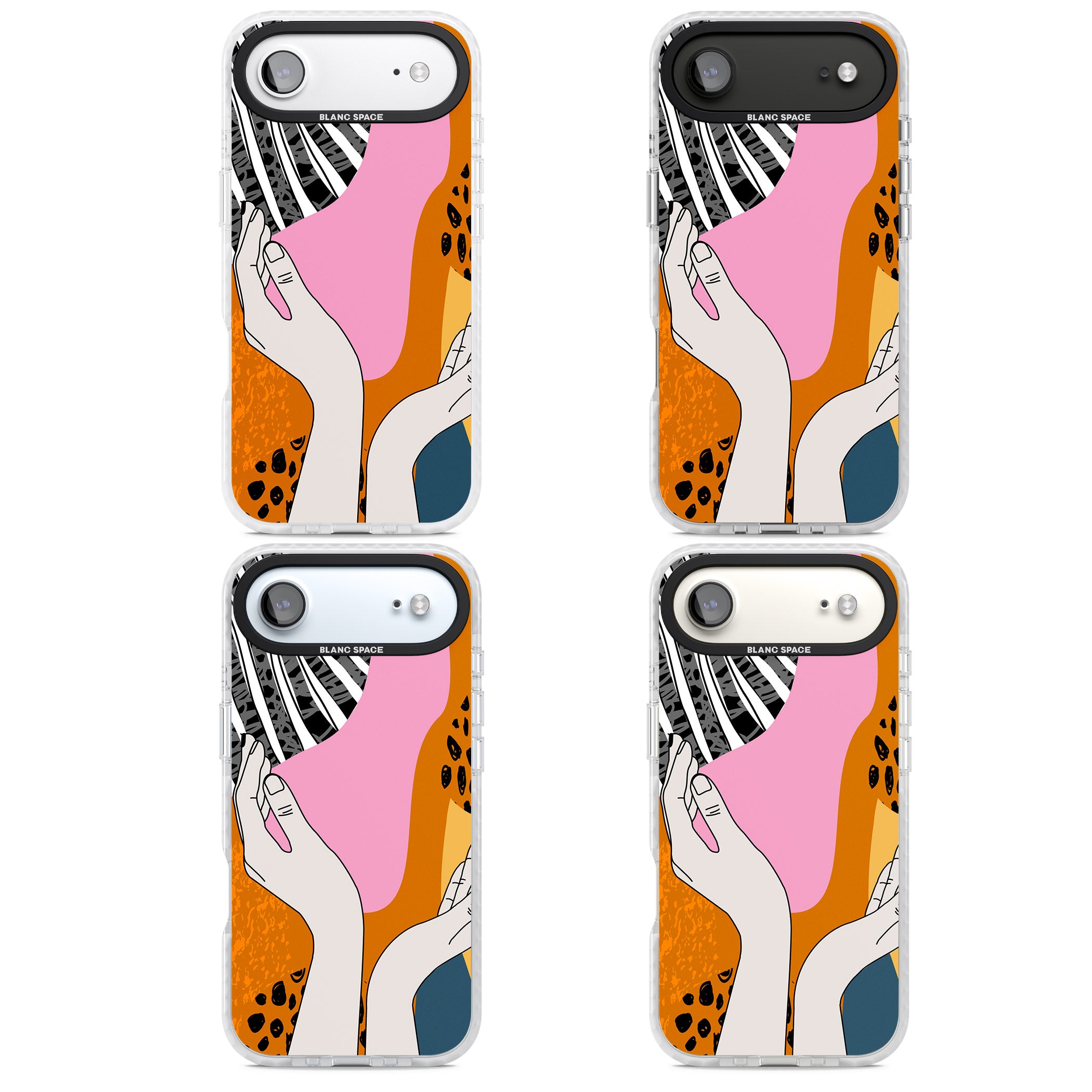 Abstract Vibes iPhone 17 Air Impact Pro Clear Phone Case APT Impact Protection