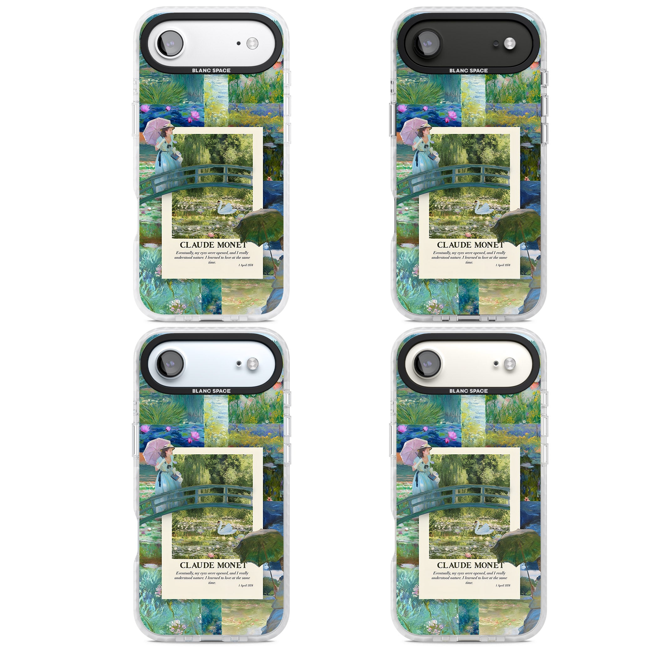 Monet Gardens iPhone 17 Air Impact Pro Clear Phone Case APT Impact Protection