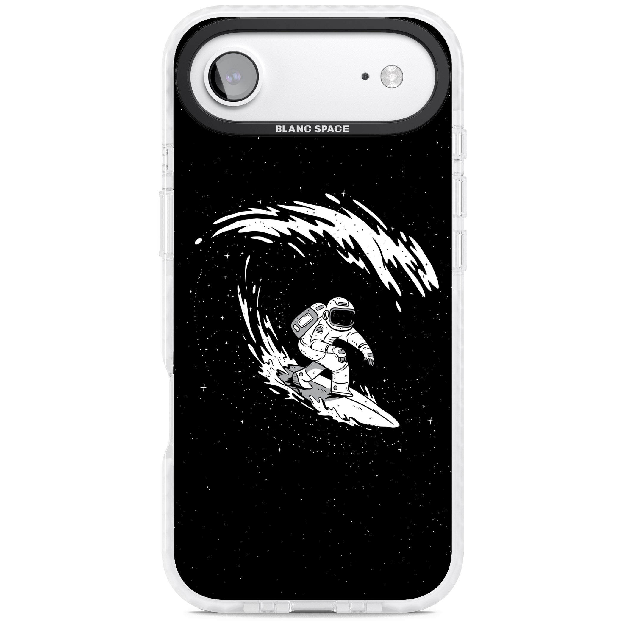 Cosmic Surf iPhone 17 Air Impact Pro Clear Phone Case