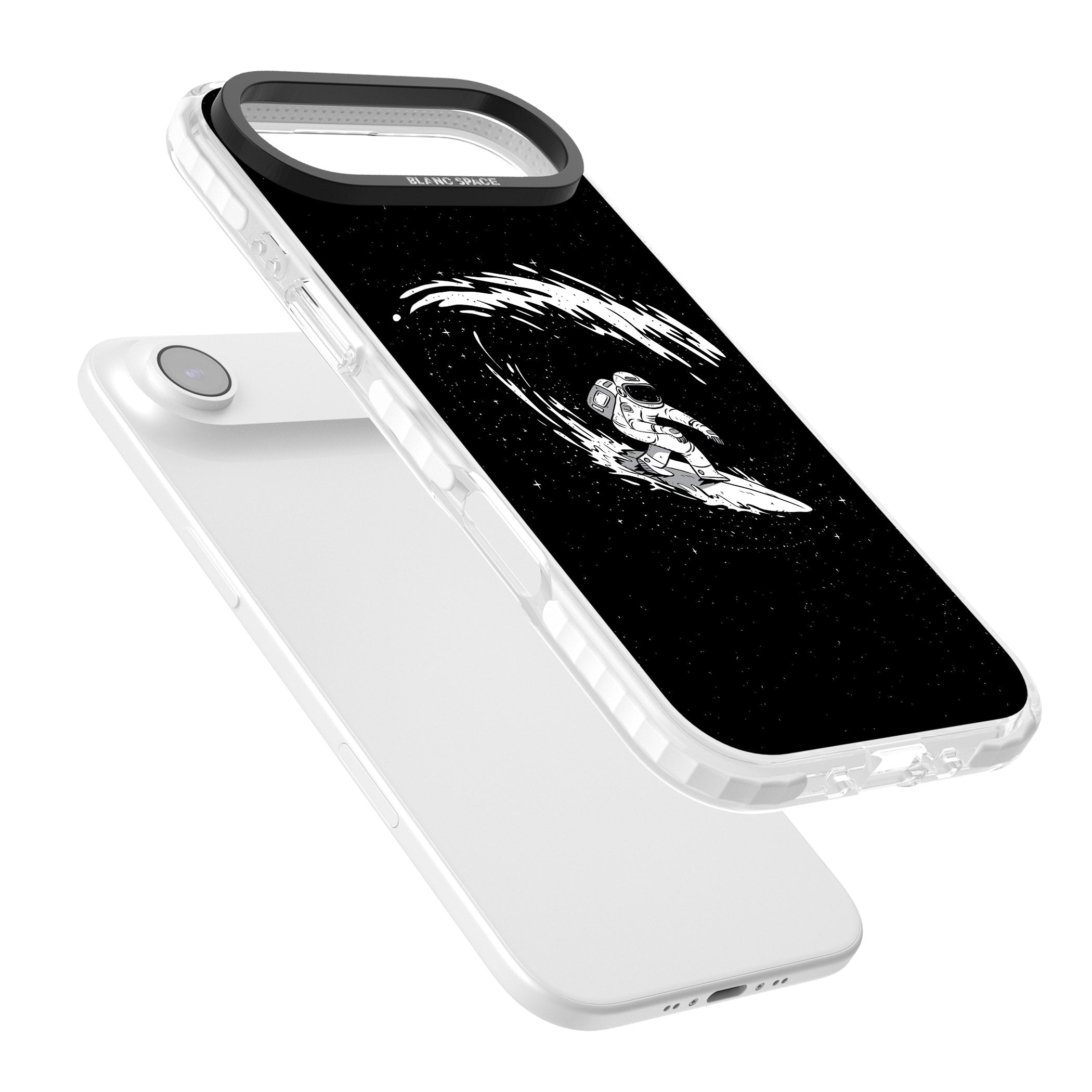 Cosmic Surf iPhone 17 Air Impact Pro Clear Phone Case Colours