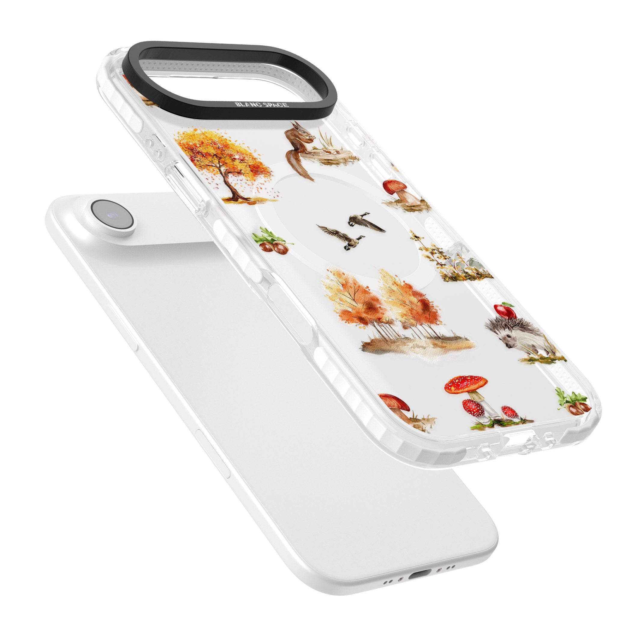 Fall Forest Friends iPhone 17 Air Impact Pro Clear Phone Case Colours