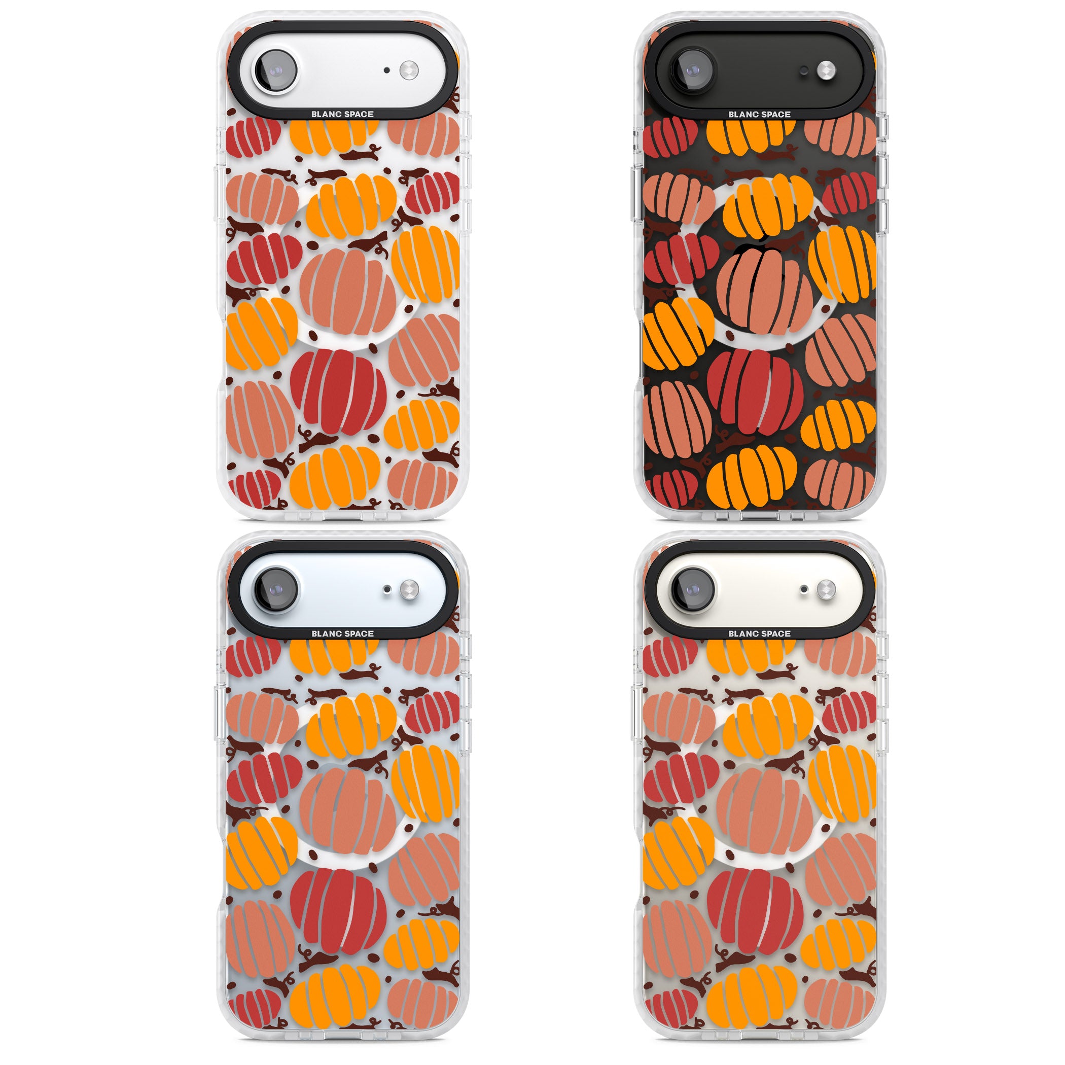 Autumn Pumpkin Patch iPhone 17 Air Impact Pro Clear Phone Case APT Impact Protection