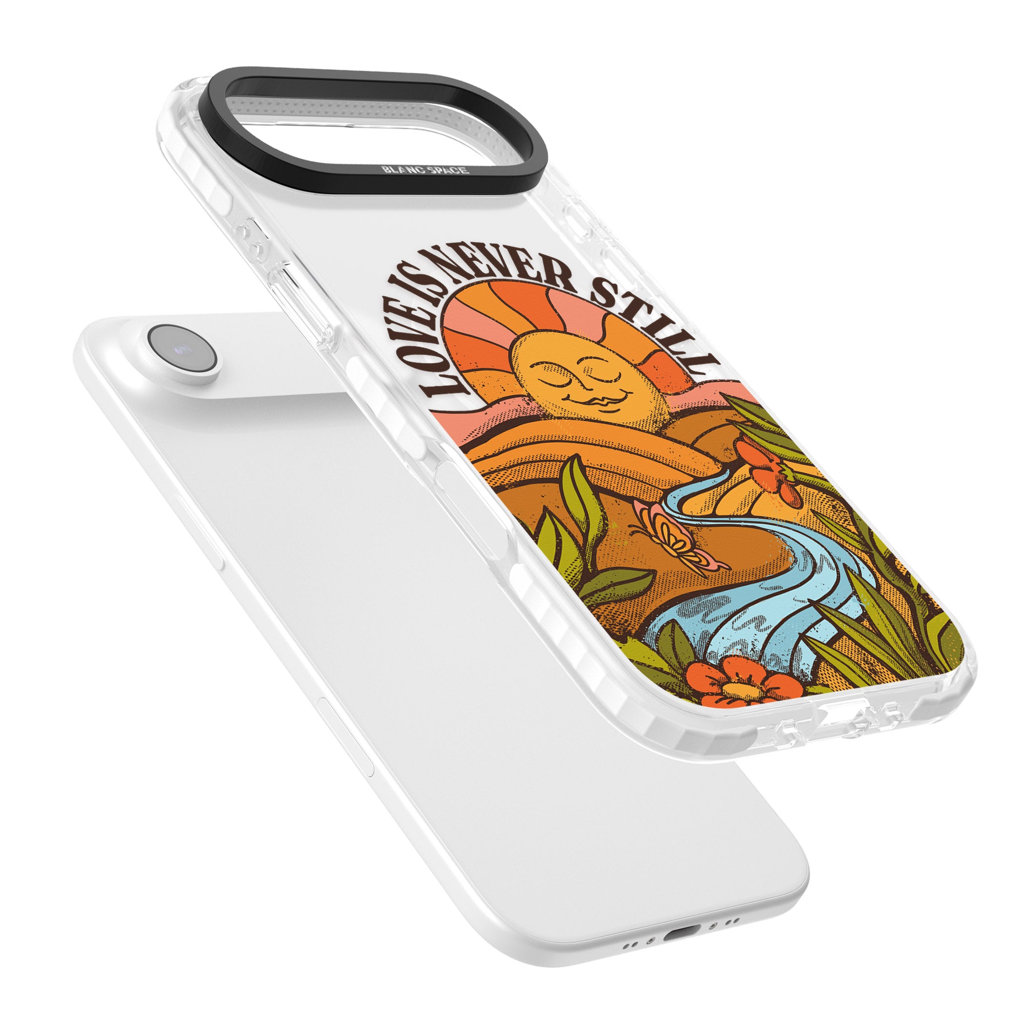 Love Is Never Still iPhone 17 Air Impact Pro Clear Phone Case Colours