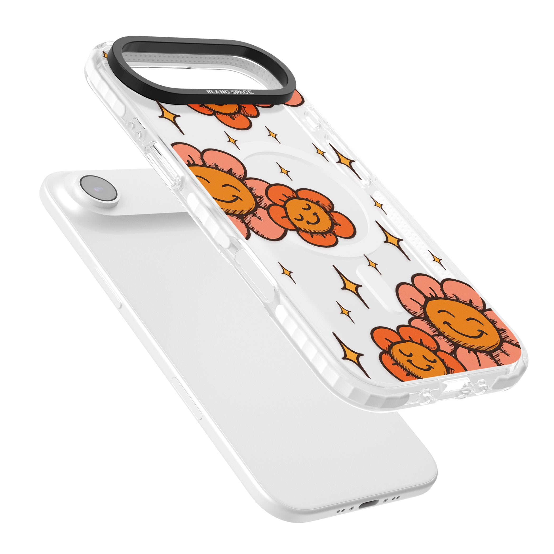 Mellow Flowers iPhone 17 Air Impact Pro Clear Phone Case Colours