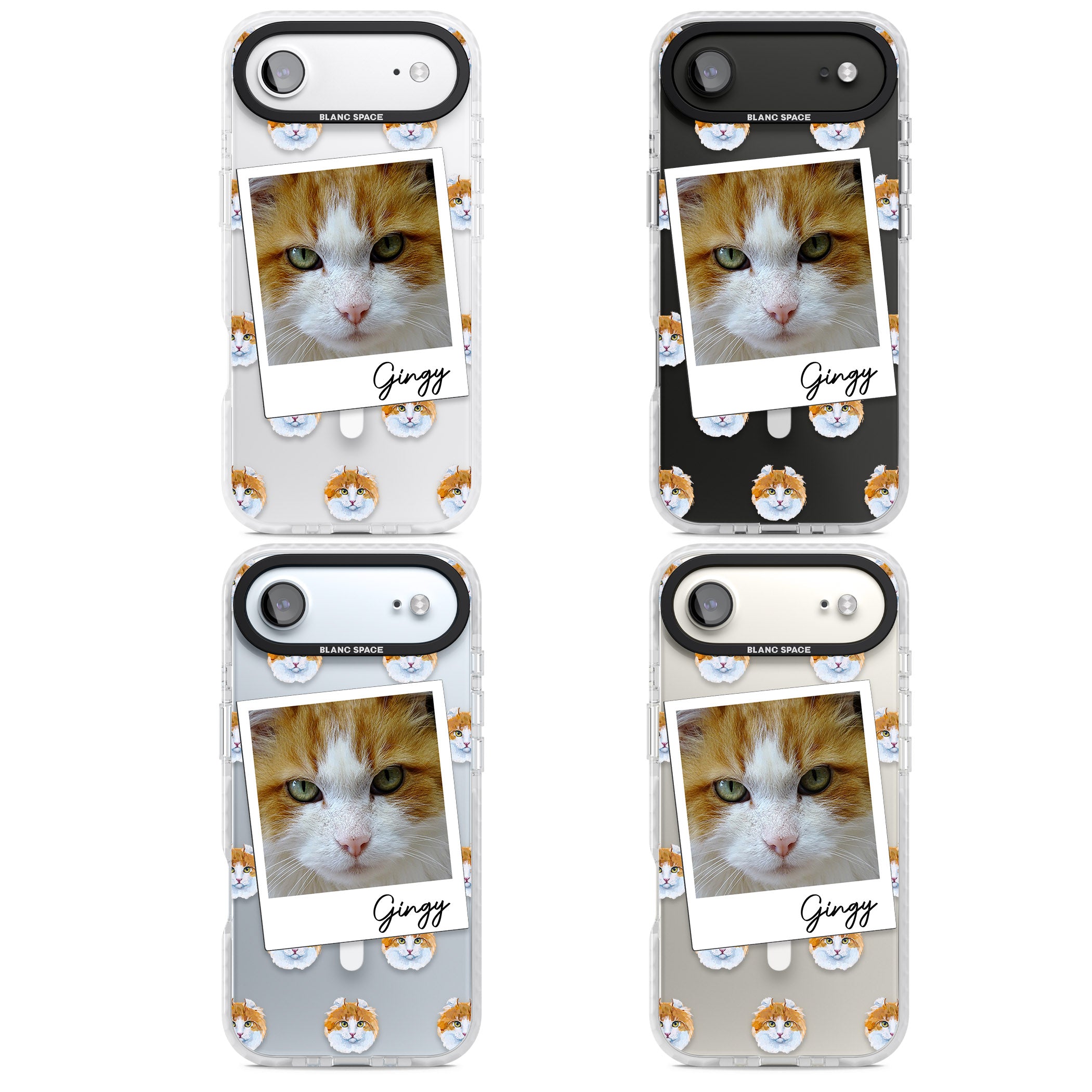 Personalised American Curl Photo iPhone 17 Air Impact Pro Clear Phone Case APT Impact Protection