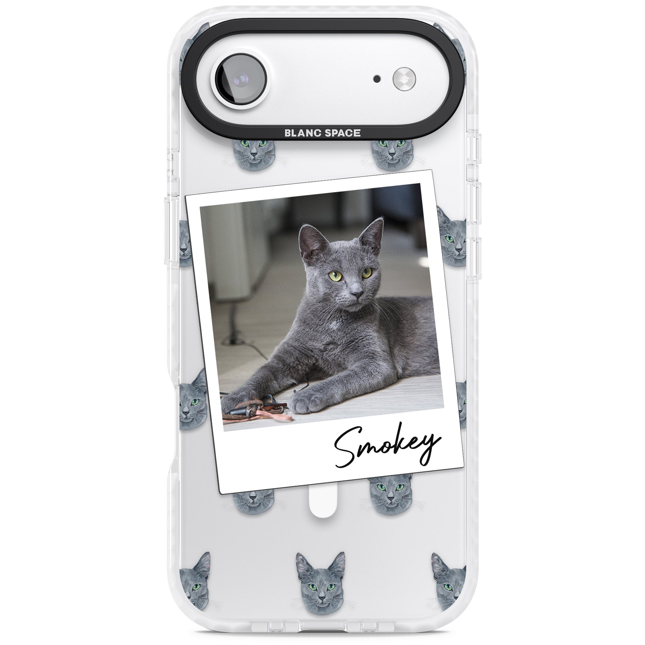 Personalised Korat Cat Photo iPhone 17 Air Impact Pro Clear Phone Case