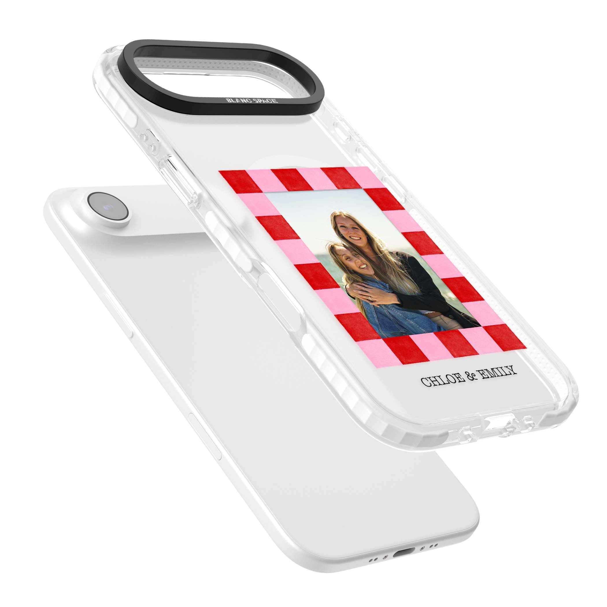 Bubblegum Check Photo for her iPhone case | Impact Magsafe case for iPhone Air