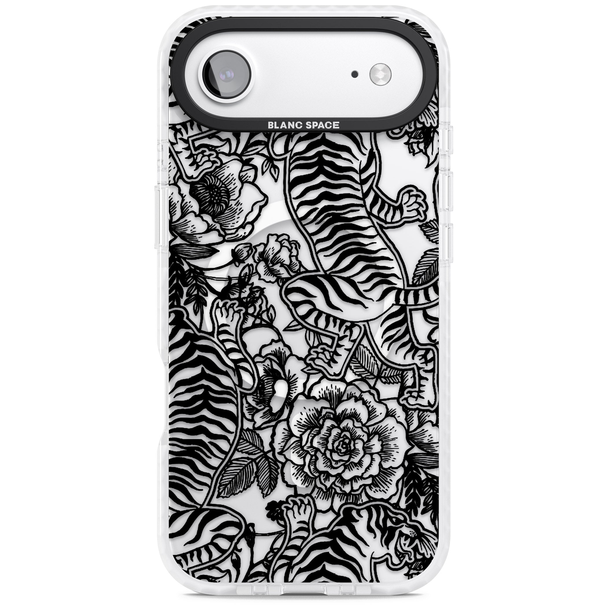 Personalised Chinese Tiger Pattern iPhone 17 Air Impact Pro Clear Phone Case