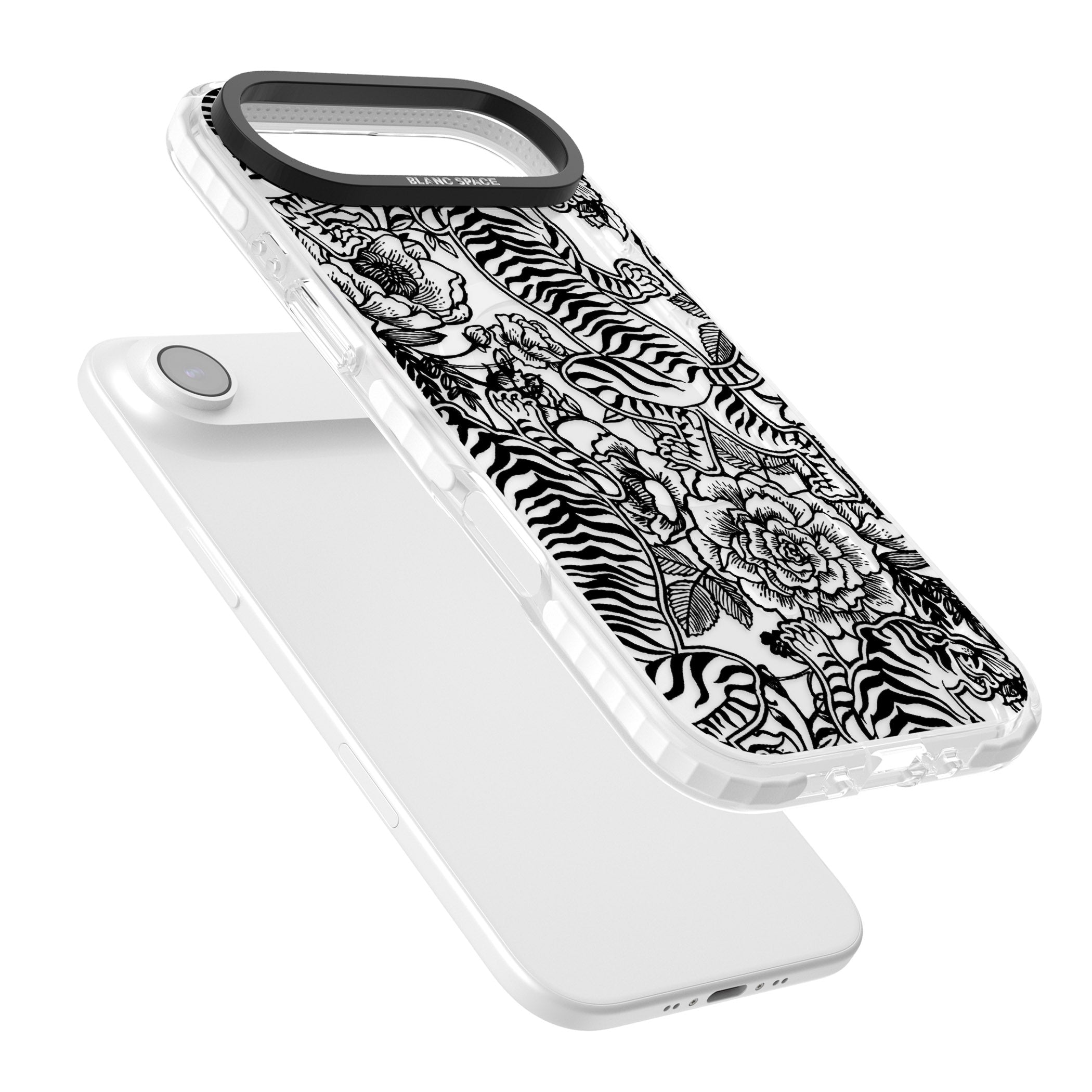 Personalised Chinese Tiger Pattern iPhone 17 Air Impact Pro Clear Phone Case Colours
