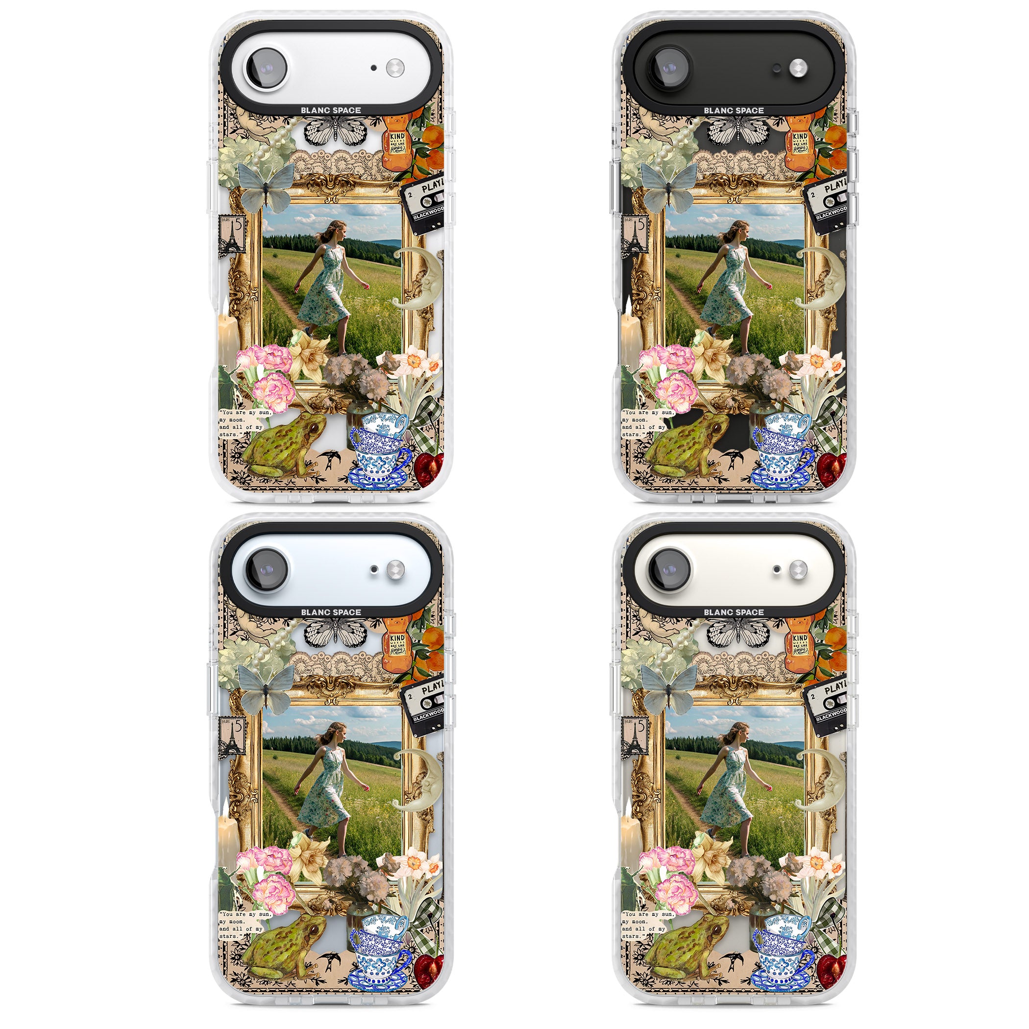 Personalised Country Collage Frame iPhone 17 Air Impact Pro Clear Phone Case APT Impact Protection