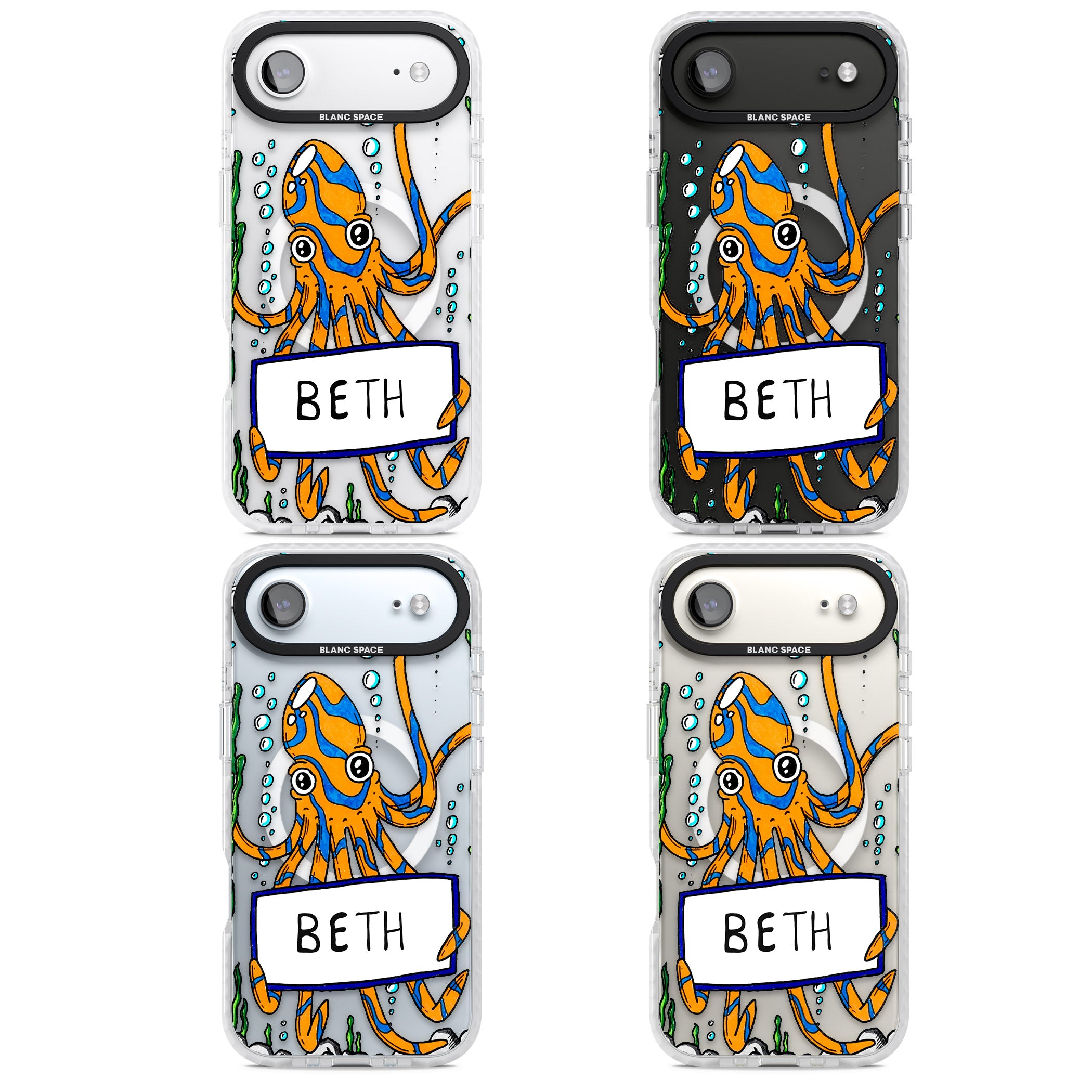 Personalised Octo iPhone 17 Air Impact Pro Clear Phone Case APT Impact Protection