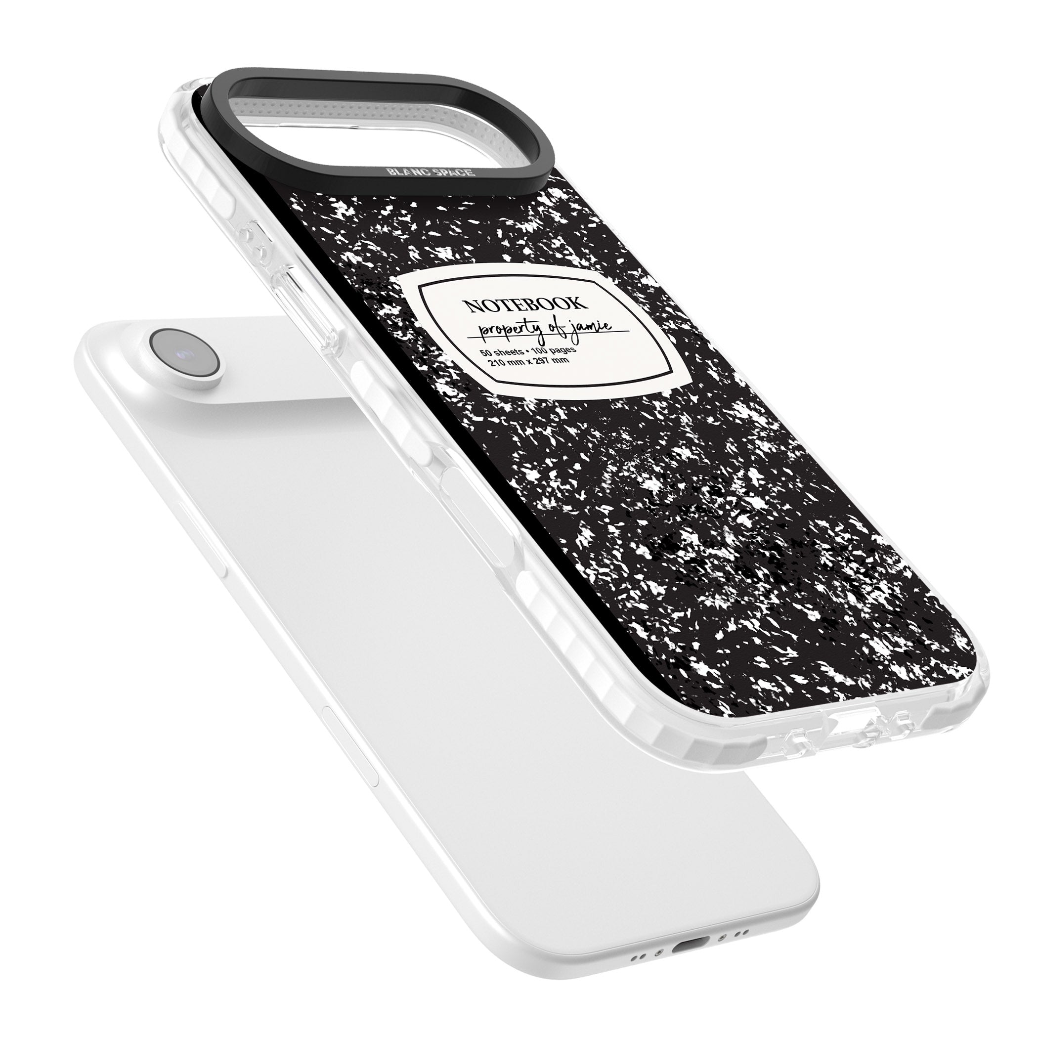 Personalised Classic Composition iPhone 17 Air Impact Pro Clear Phone Case Colours