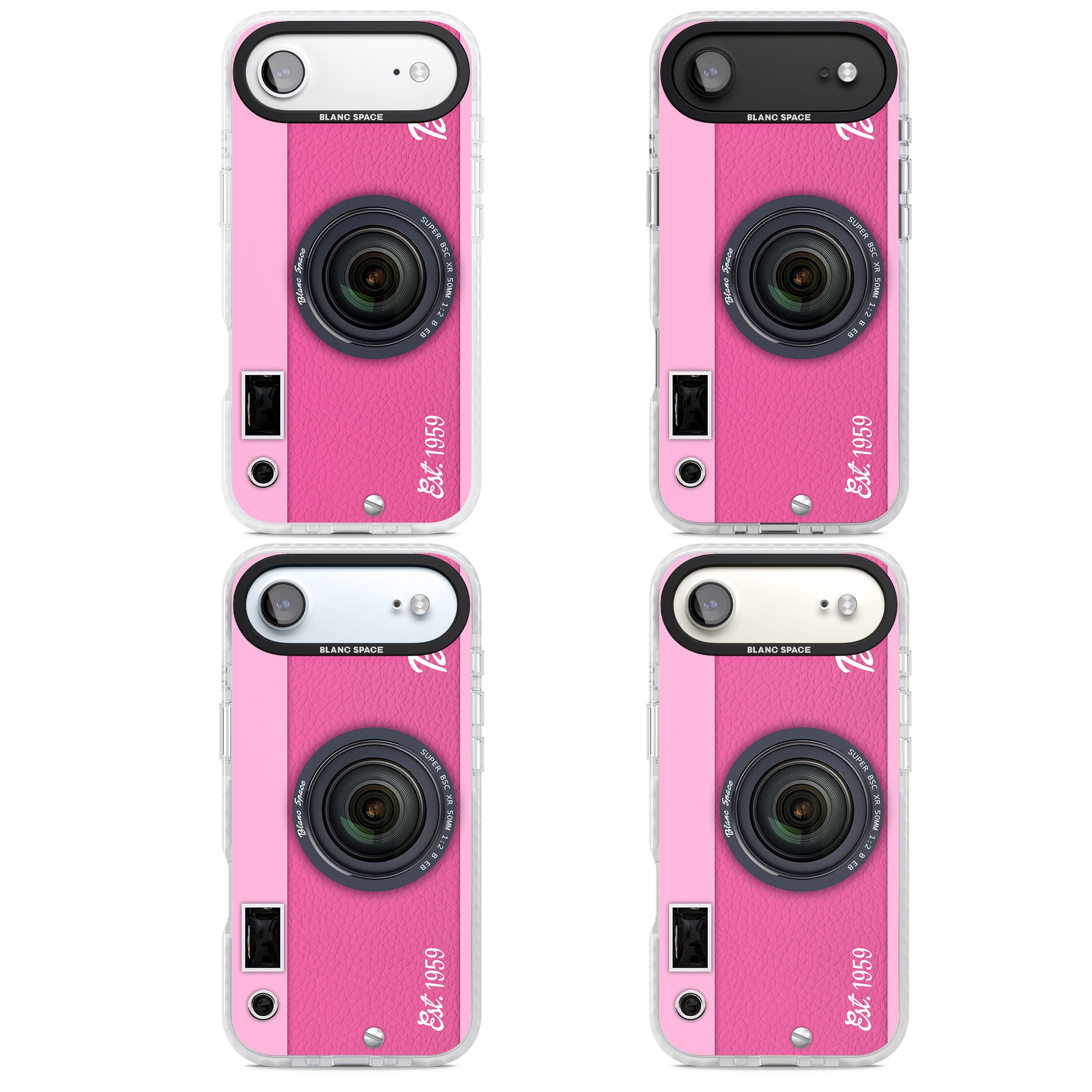Personalised Pink Dream Camera iPhone 17 Air Impact Pro Clear Phone Case APT Impact Protection