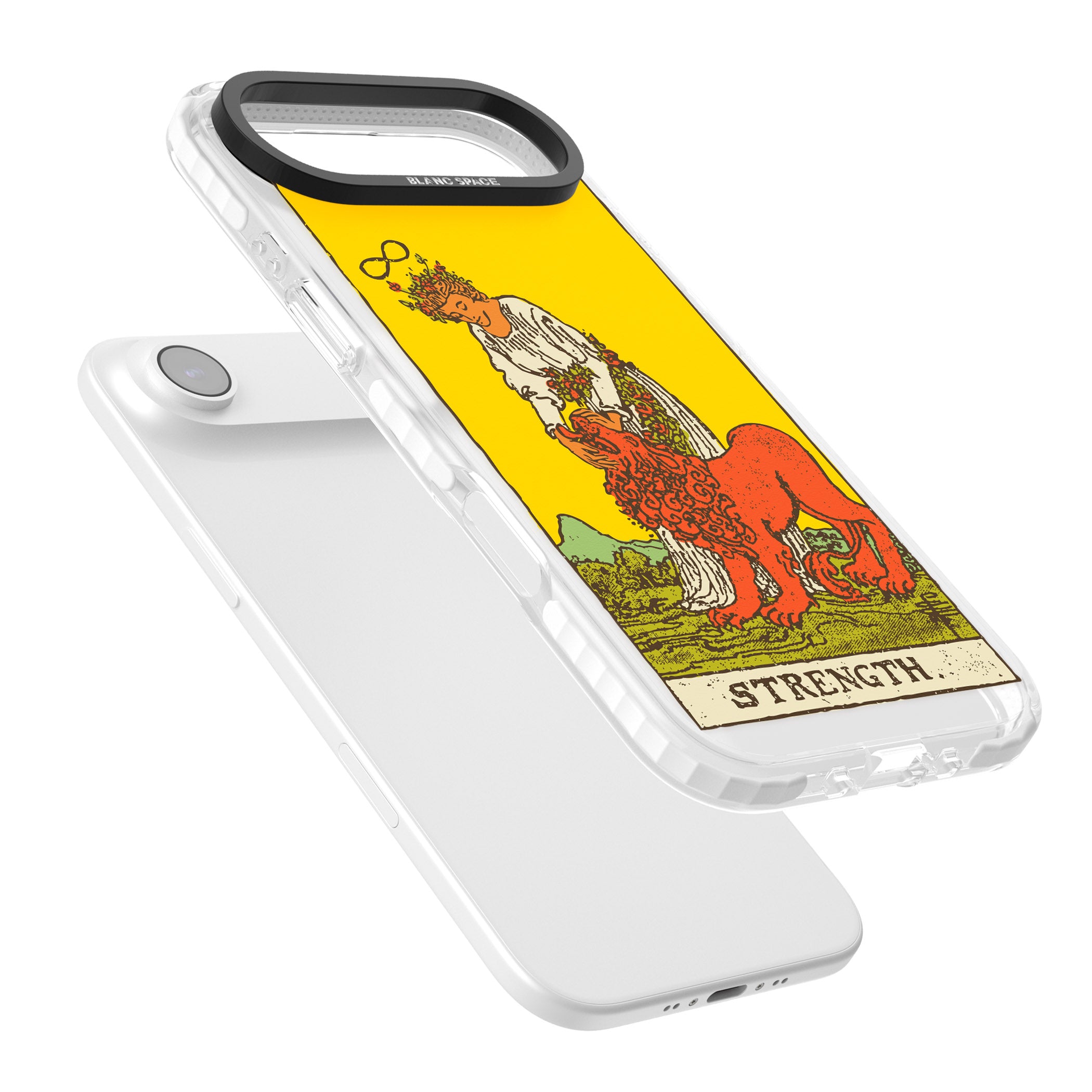 Personalised Strength Tarot Card (Color) iPhone 17 Air Impact Pro Clear Phone Case Colours