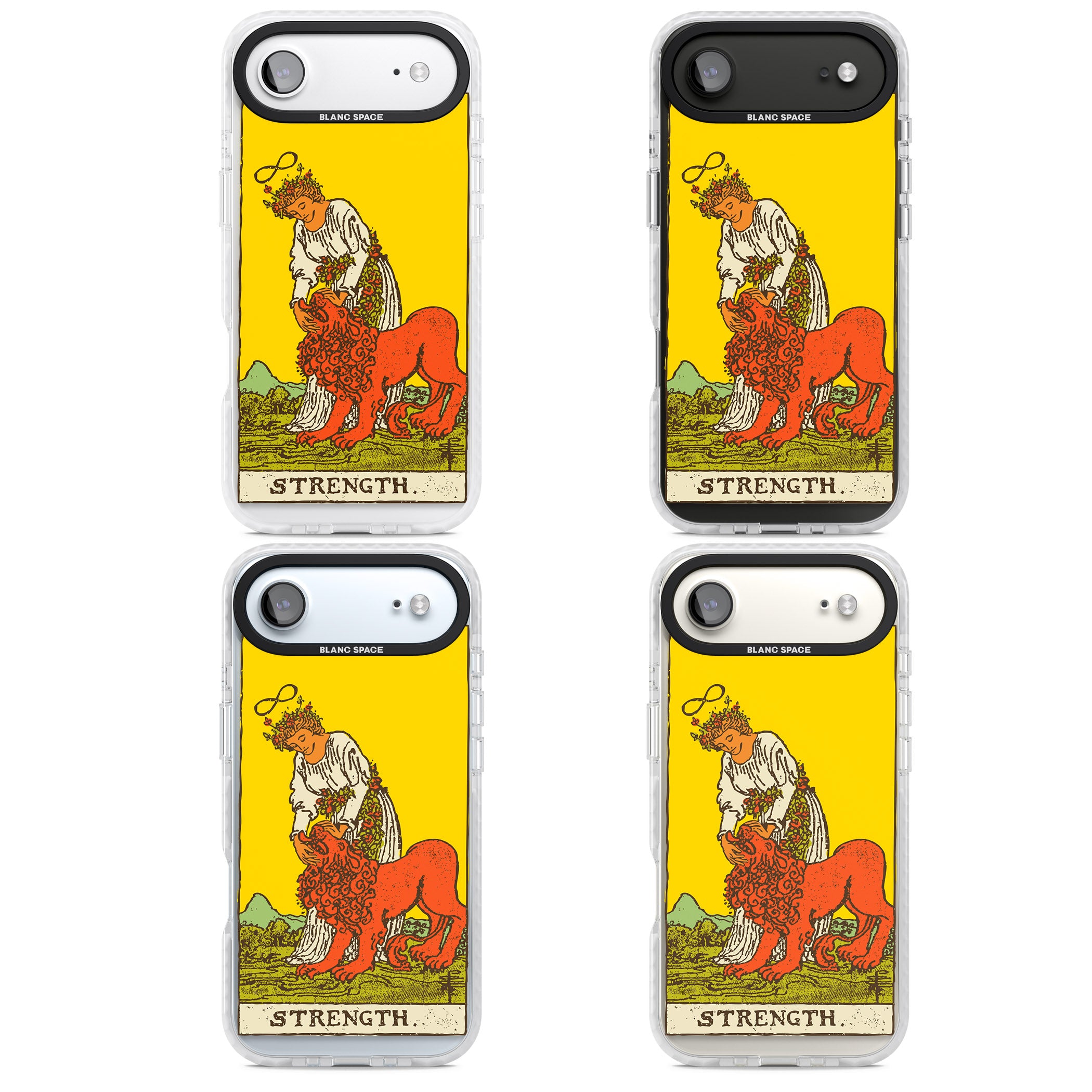 Personalised Strength Tarot Card (Color) iPhone 17 Air Impact Pro Clear Phone Case APT Impact Protection