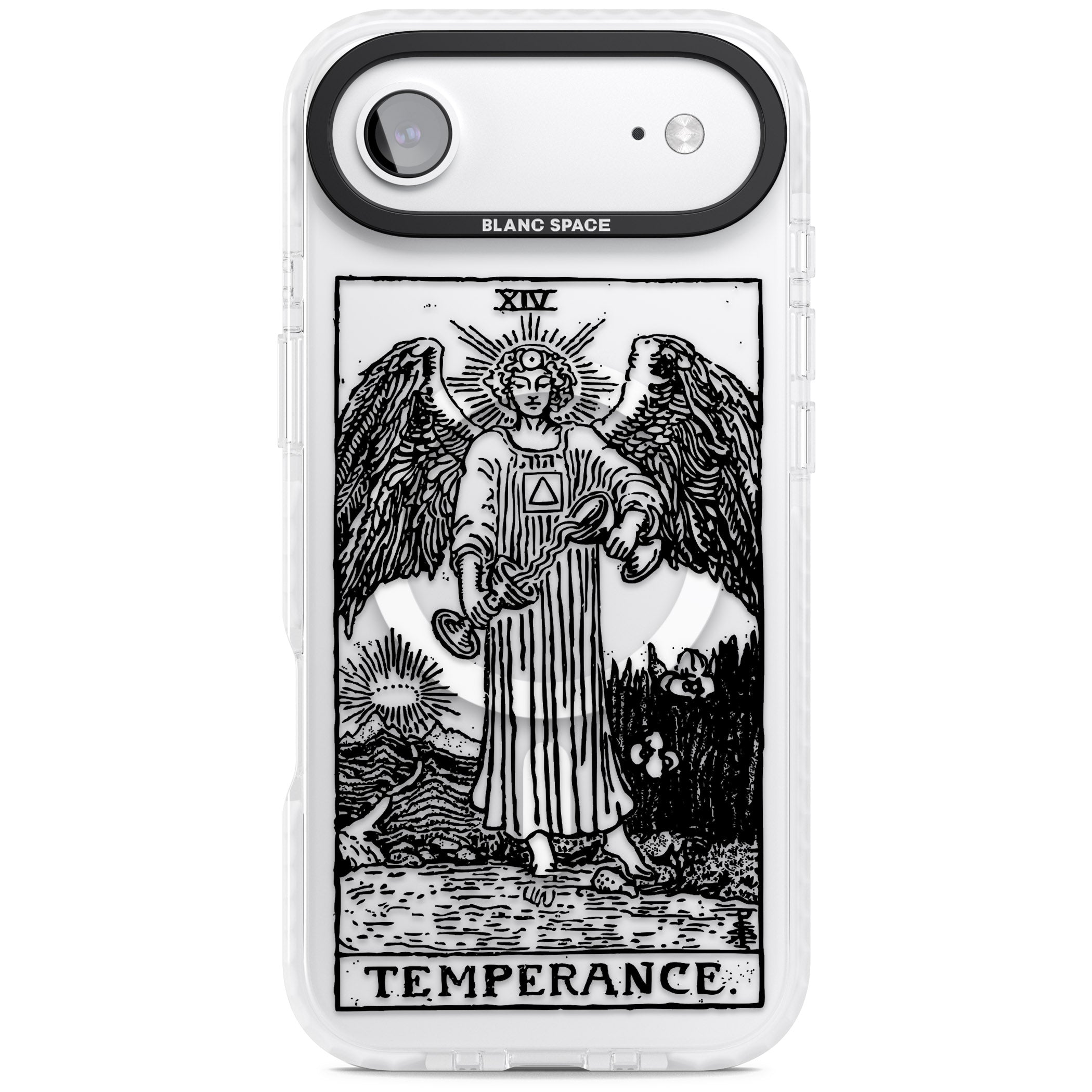Personalised Temperance Tarot Card (Clear) iPhone 17 Air Impact Pro Clear Phone Case