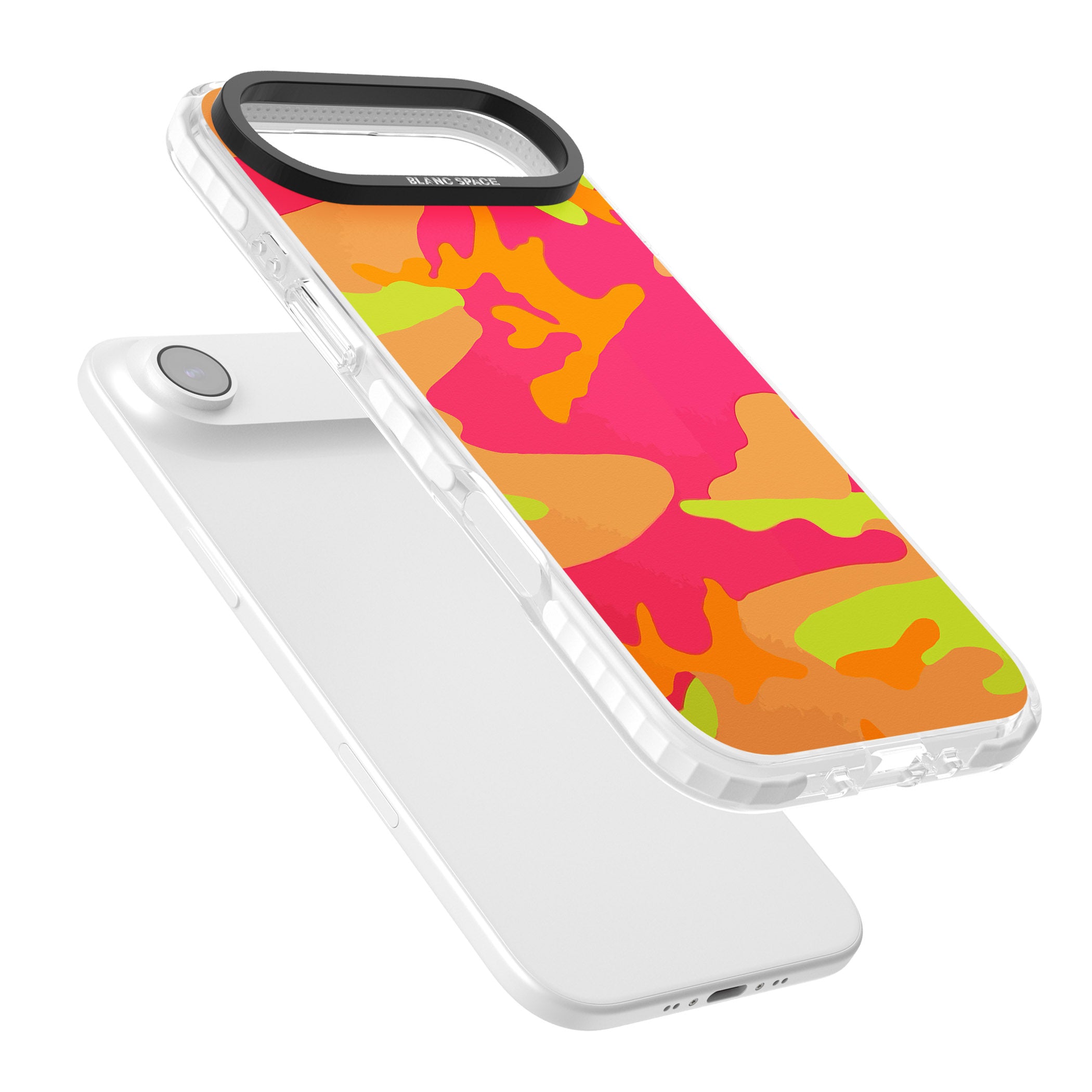 Neon Camo iPhone 17 Air Impact Pro Clear Phone Case Colours