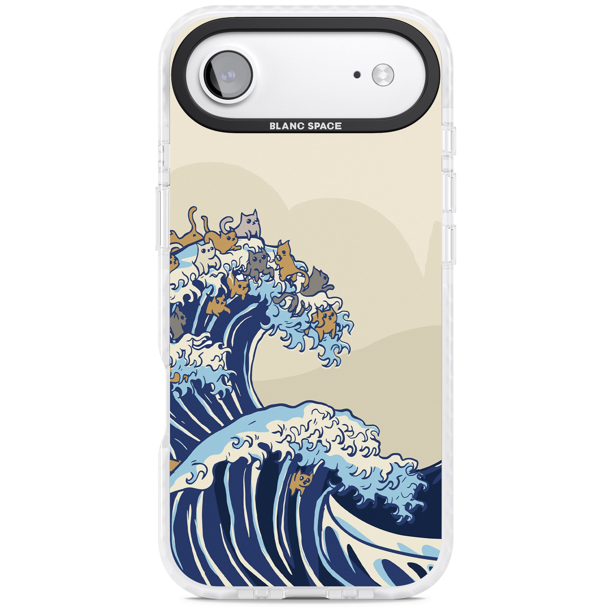 The Great Cat Wave iPhone 17 Air Impact Pro Clear Phone Case