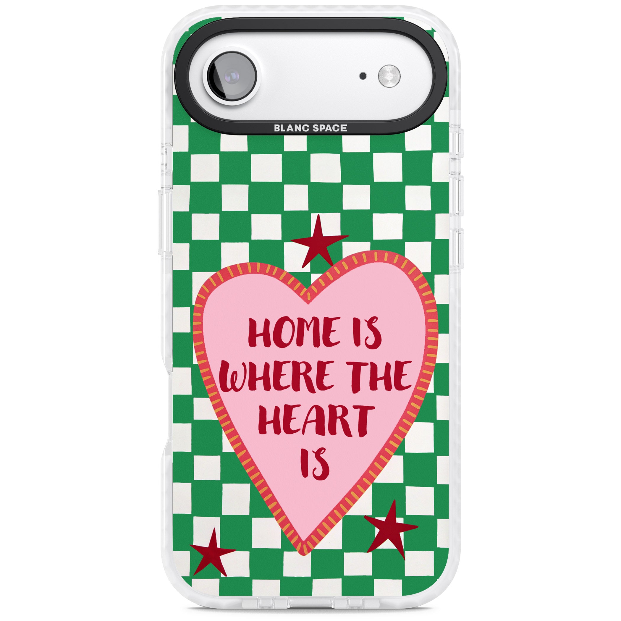 Home Is Where The Heart Is iPhone 17 Air Impact Pro Clear Phone Case