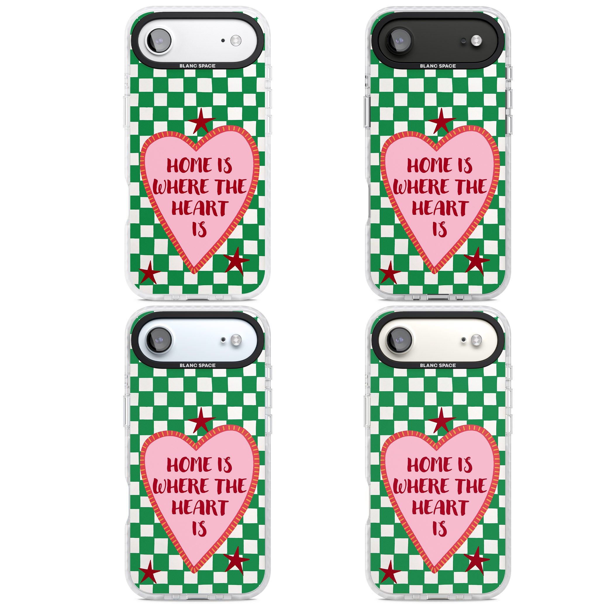 Home Is Where The Heart Is iPhone 17 Air Impact Pro Clear Phone Case APT Impact Protection