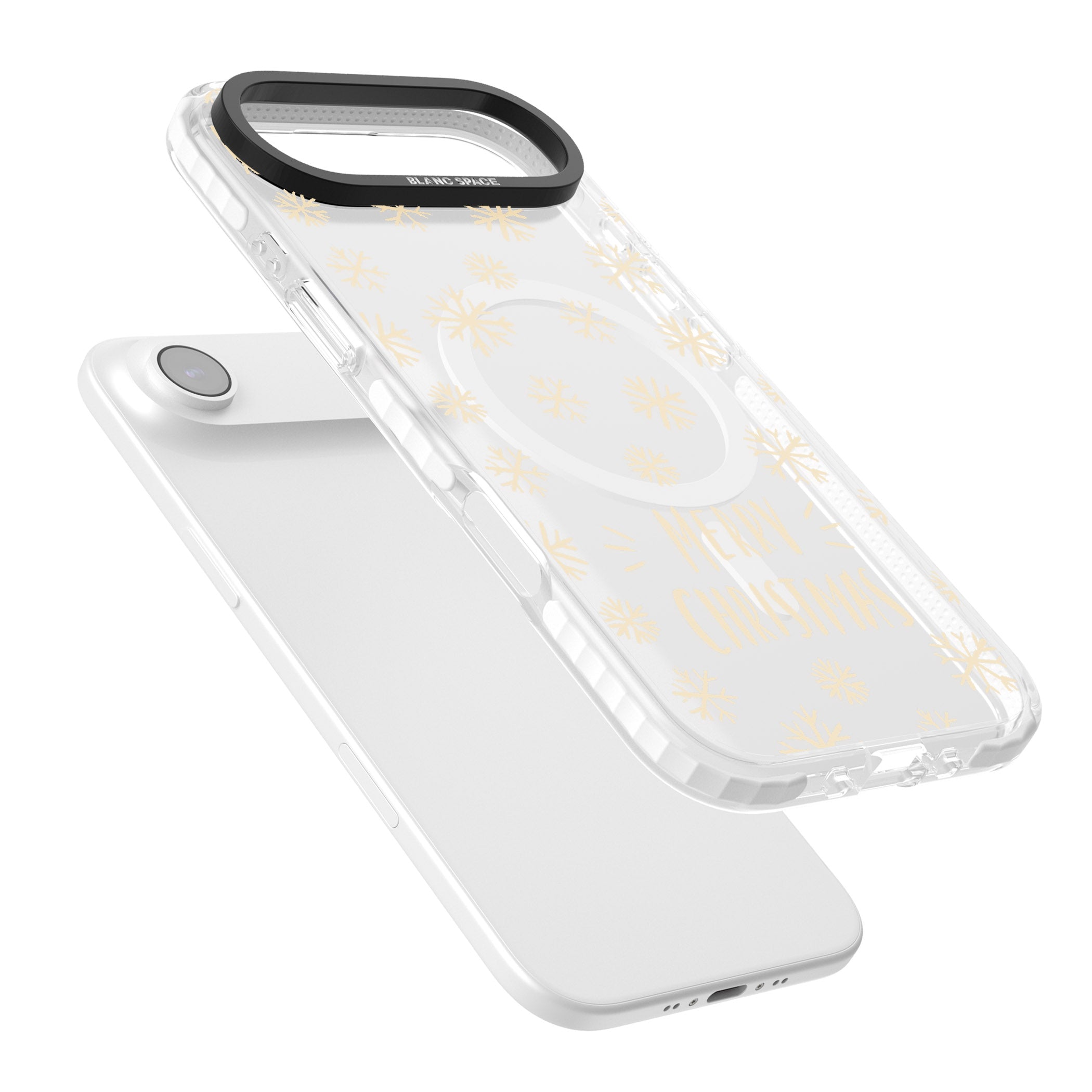 Christmas Snowflake Pattern iPhone 17 Air Impact Pro Clear Phone Case Colours