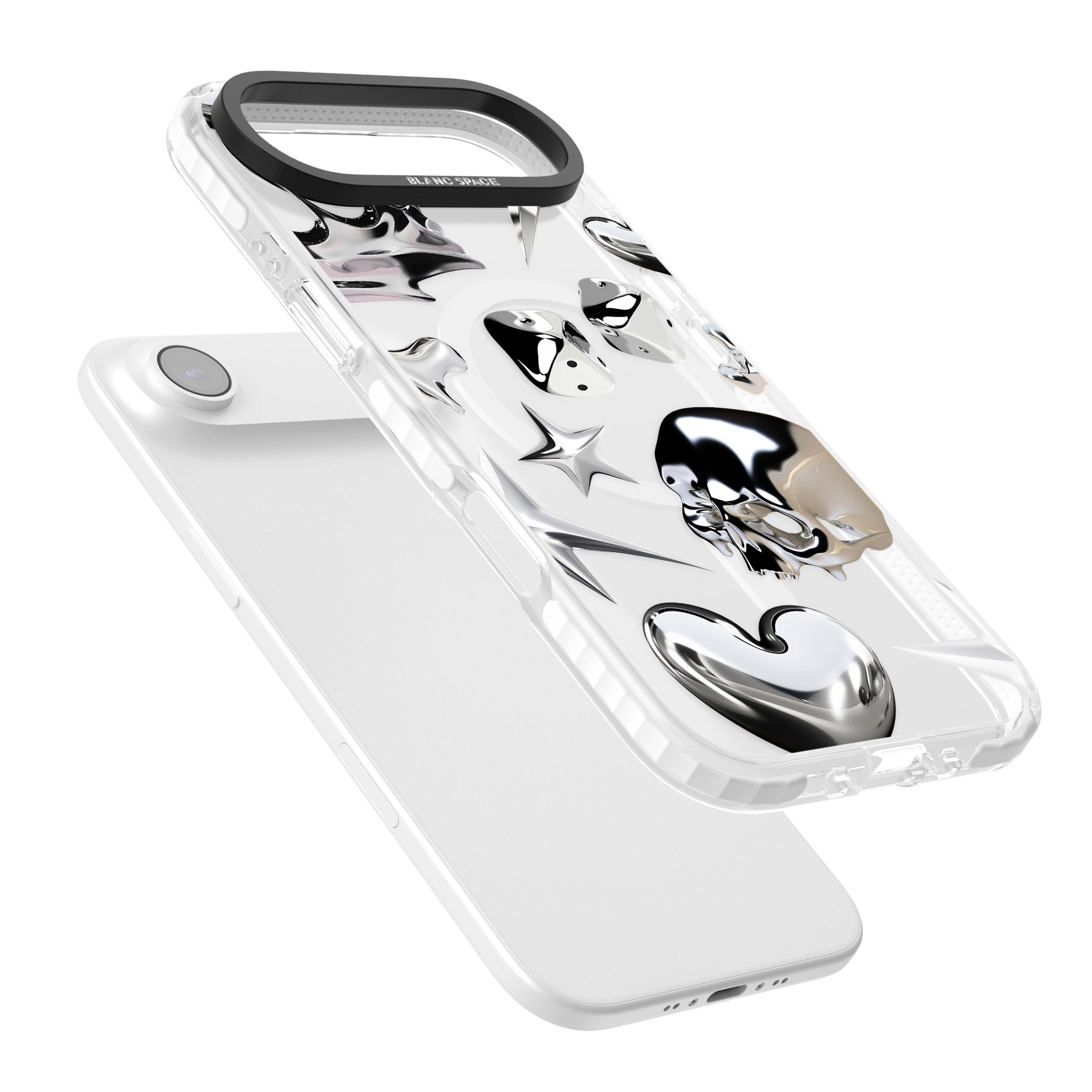Chromed iPhone 17 Air Impact Pro Clear Phone Case Colours