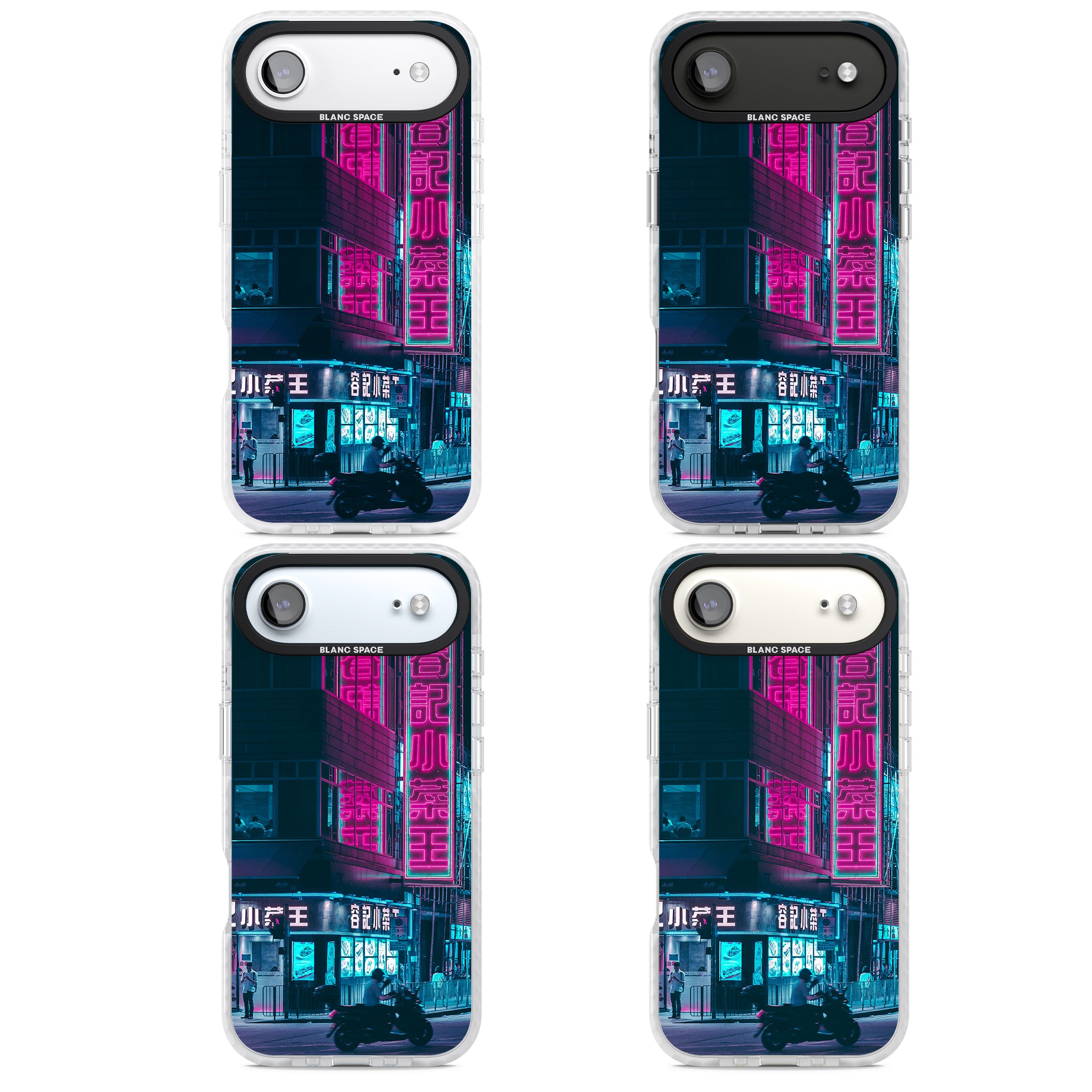 Neon City Ride iPhone 17 Air Impact Pro Clear Phone Case APT Impact Protection