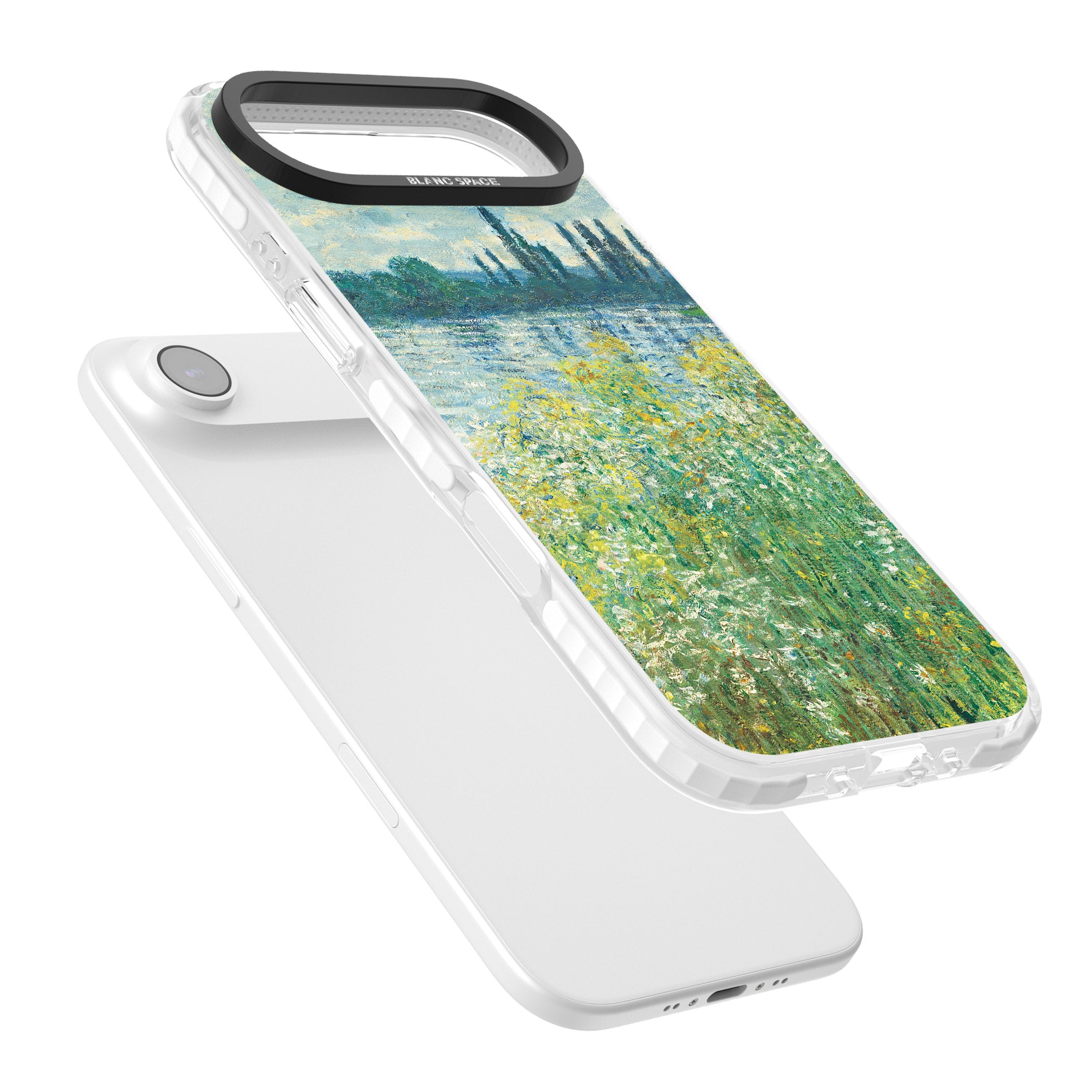 Banks Of The Seine By Claude Monet iPhone 17 Air Impact Pro Clear Phone Case Colours