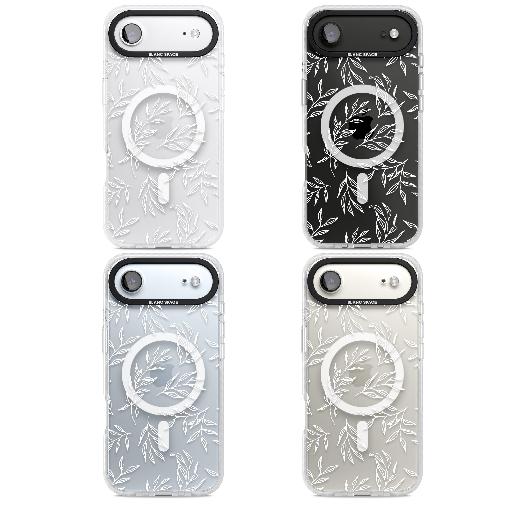 Leafy Botanical iPhone 17 Air Impact Pro Clear Phone Case APT Impact Protection