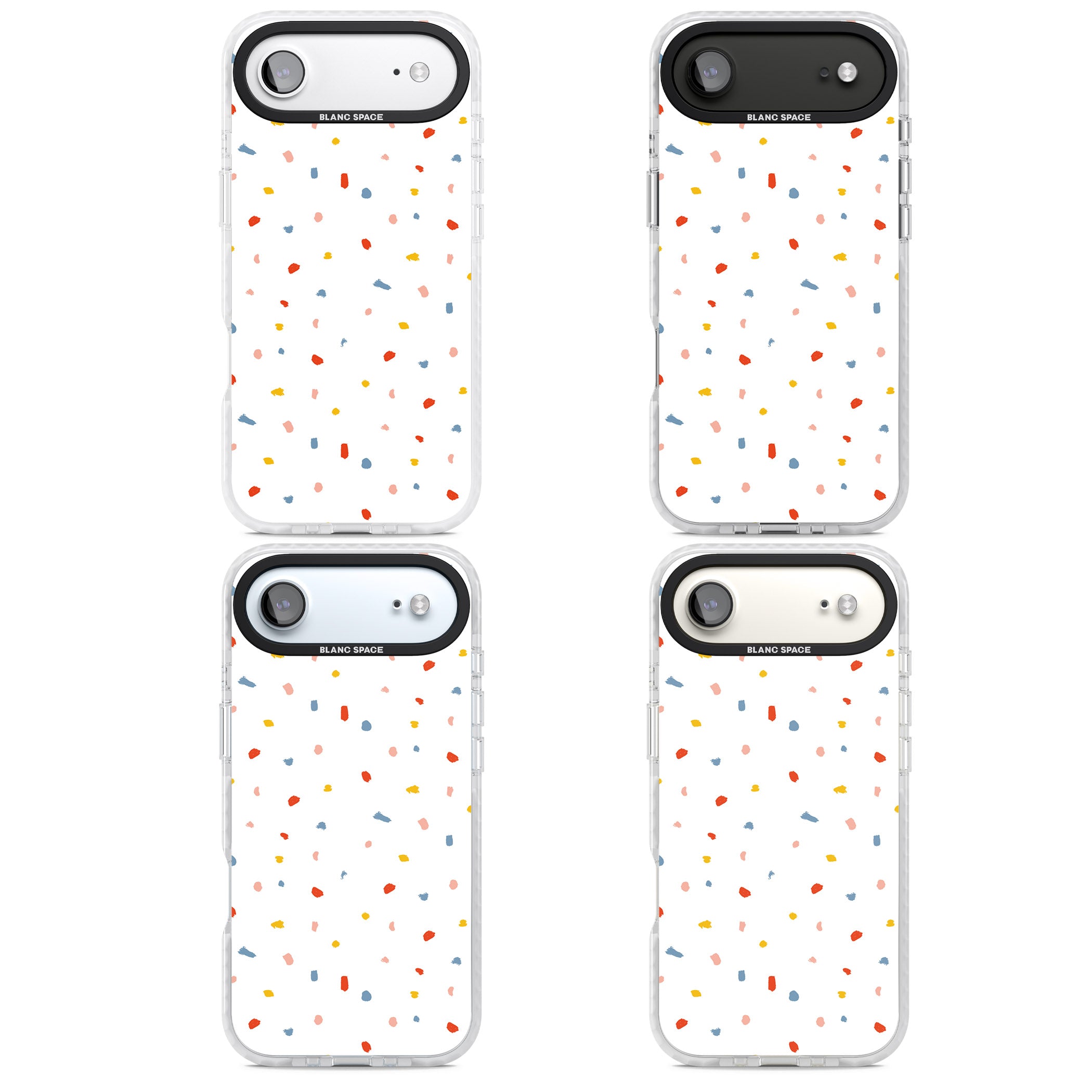 Confetti Speckle iPhone 17 Air Impact Pro Clear Phone Case APT Impact Protection