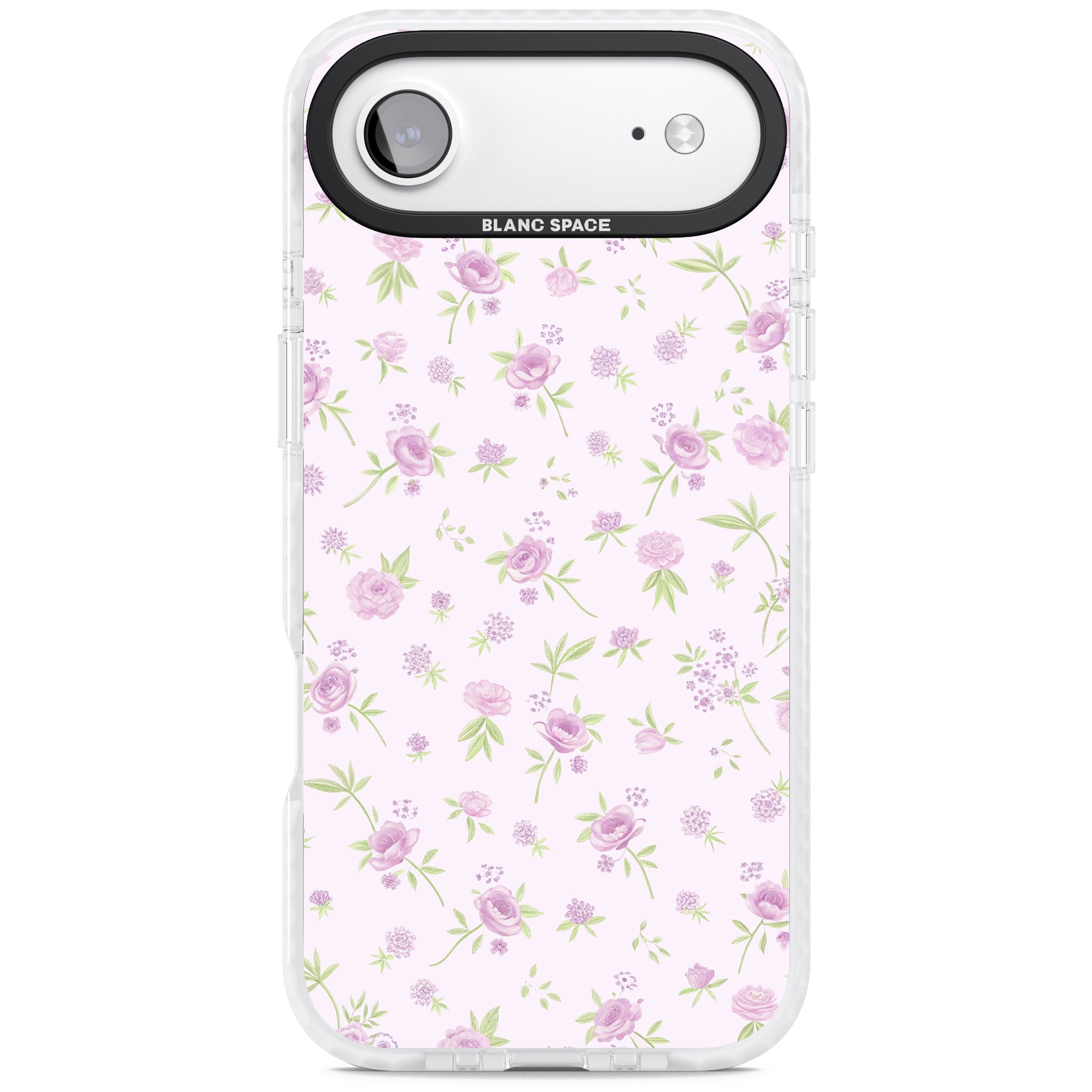 Pink Peonies iPhone 17 Air Impact Pro Clear Phone Case
