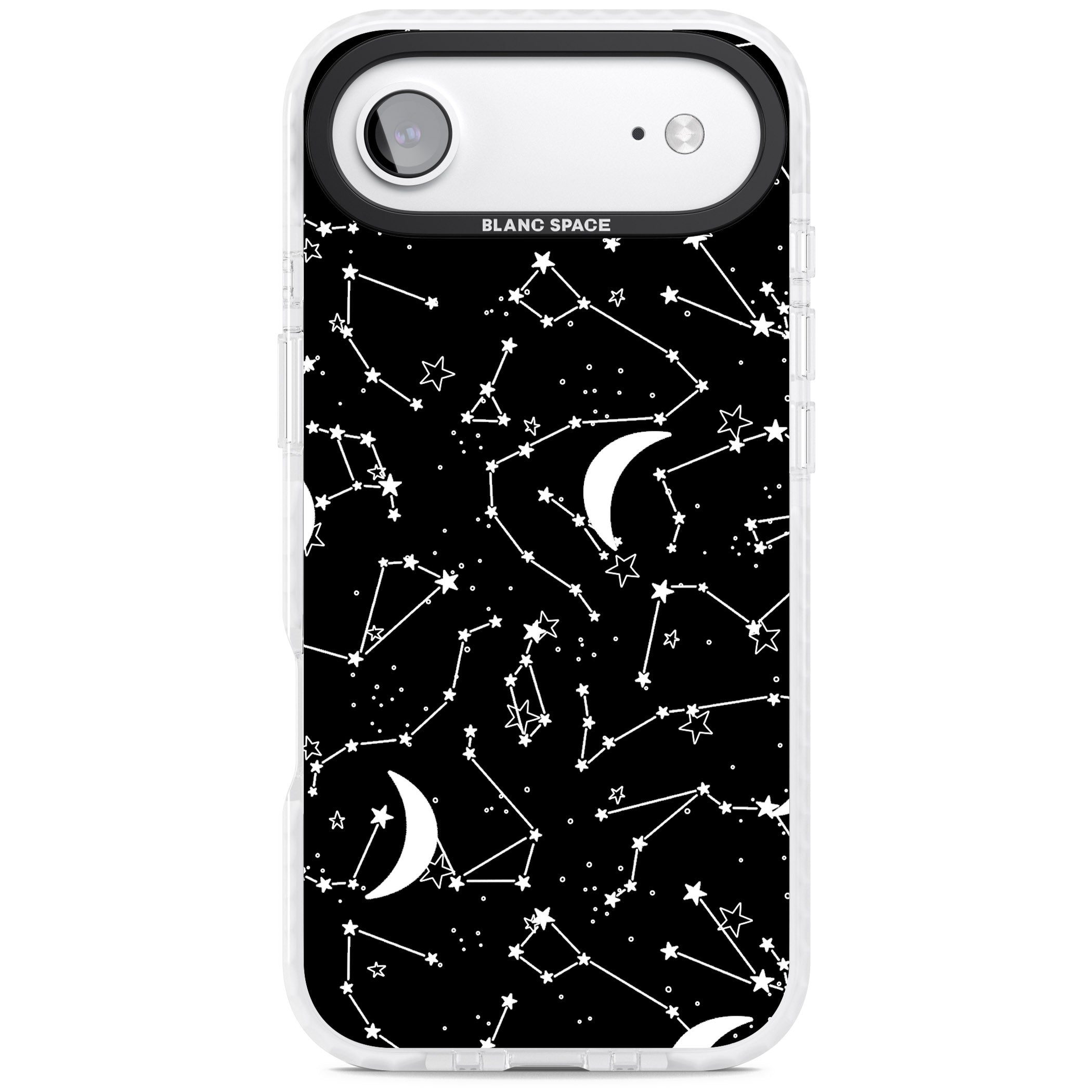 Black Celestial Constellations iPhone 17 Air Impact Pro Clear Phone Case