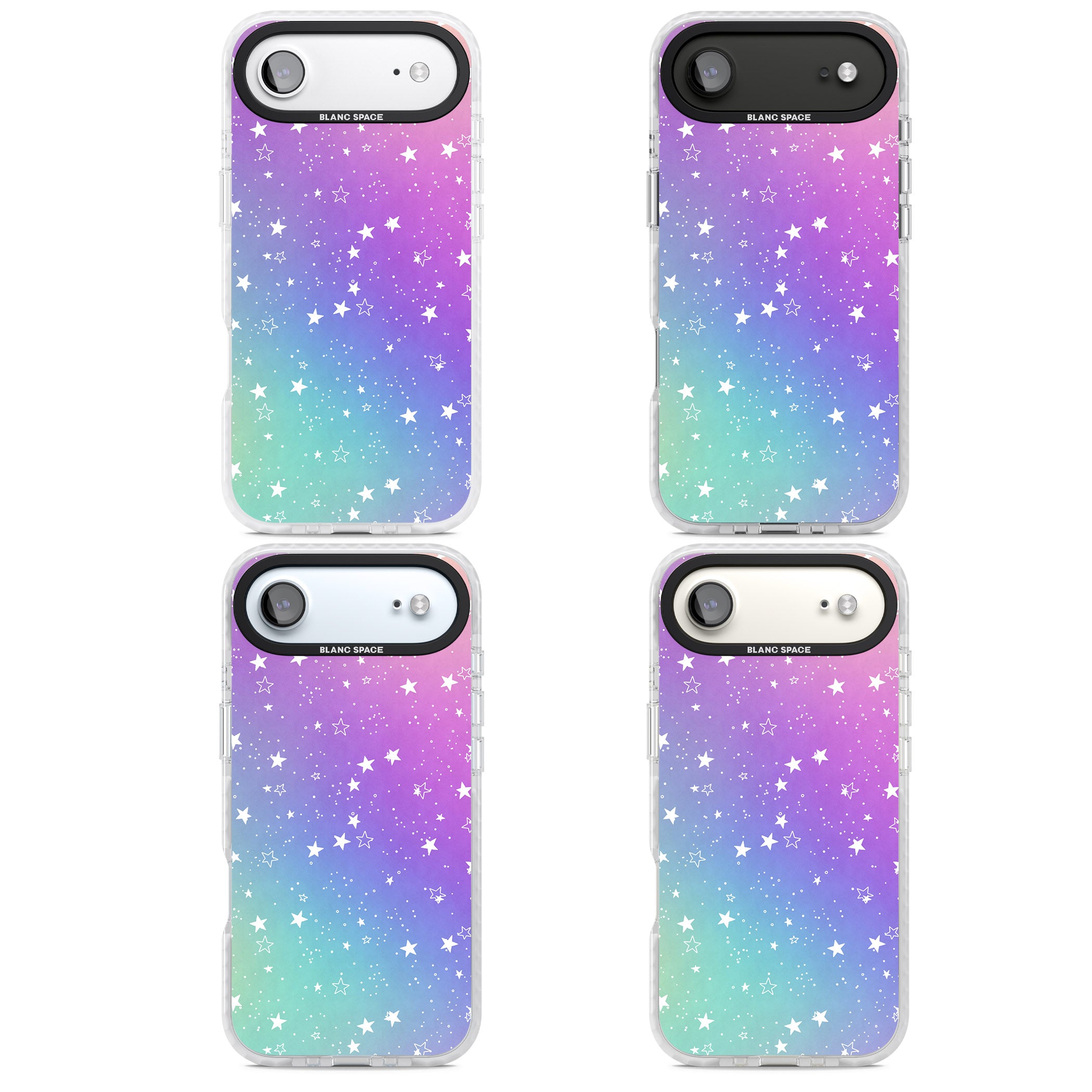 Pastel Starry Sky iPhone 17 Air Impact Pro Clear Phone Case APT Impact Protection