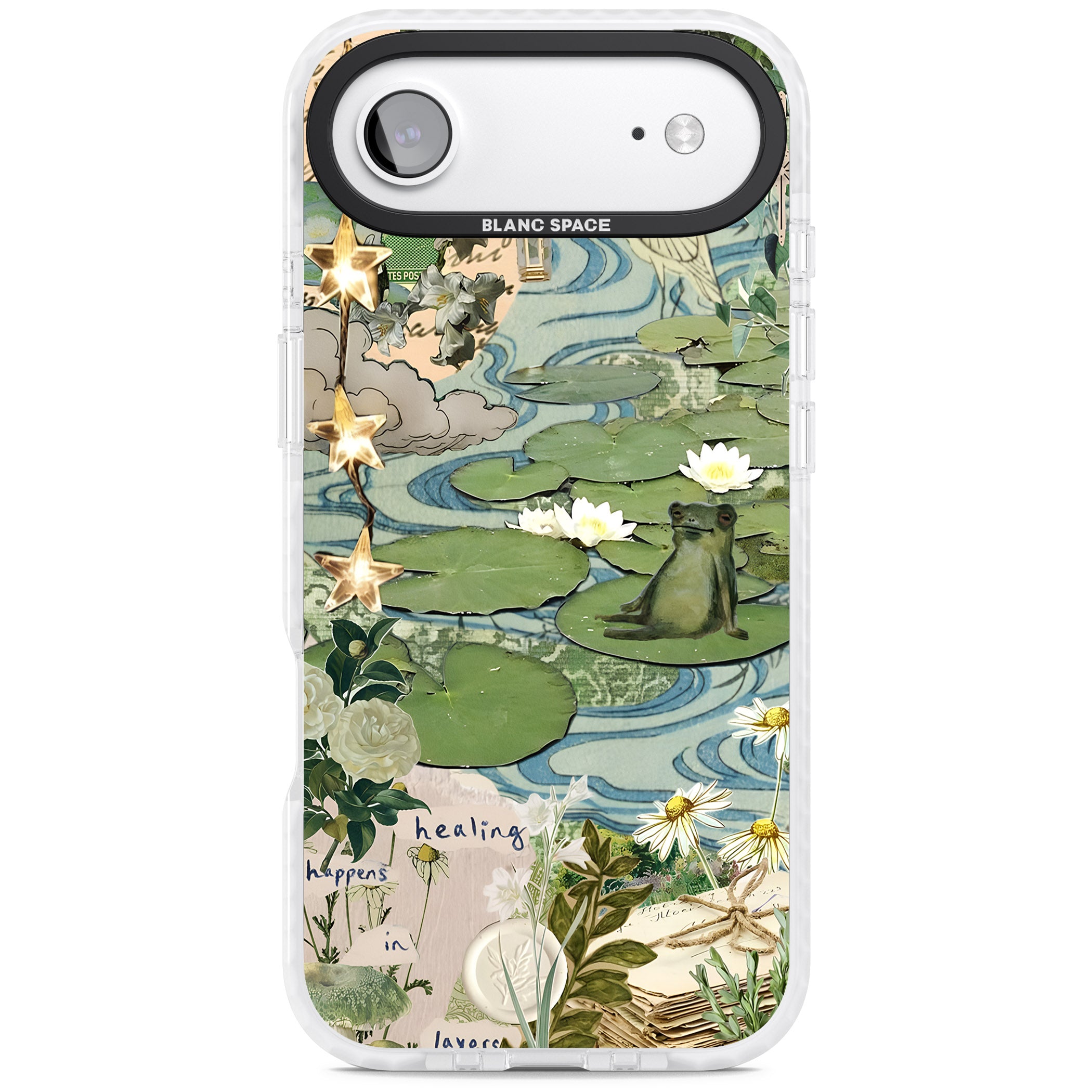 Lily Pad River iPhone 17 Air Impact Pro Clear Phone Case