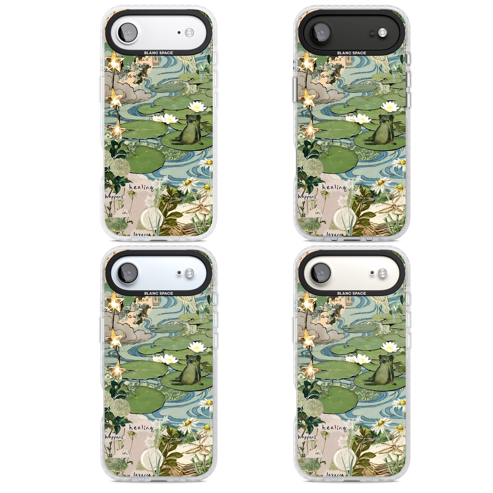 Lily Pad River iPhone 17 Air Impact Pro Clear Phone Case APT Impact Protection